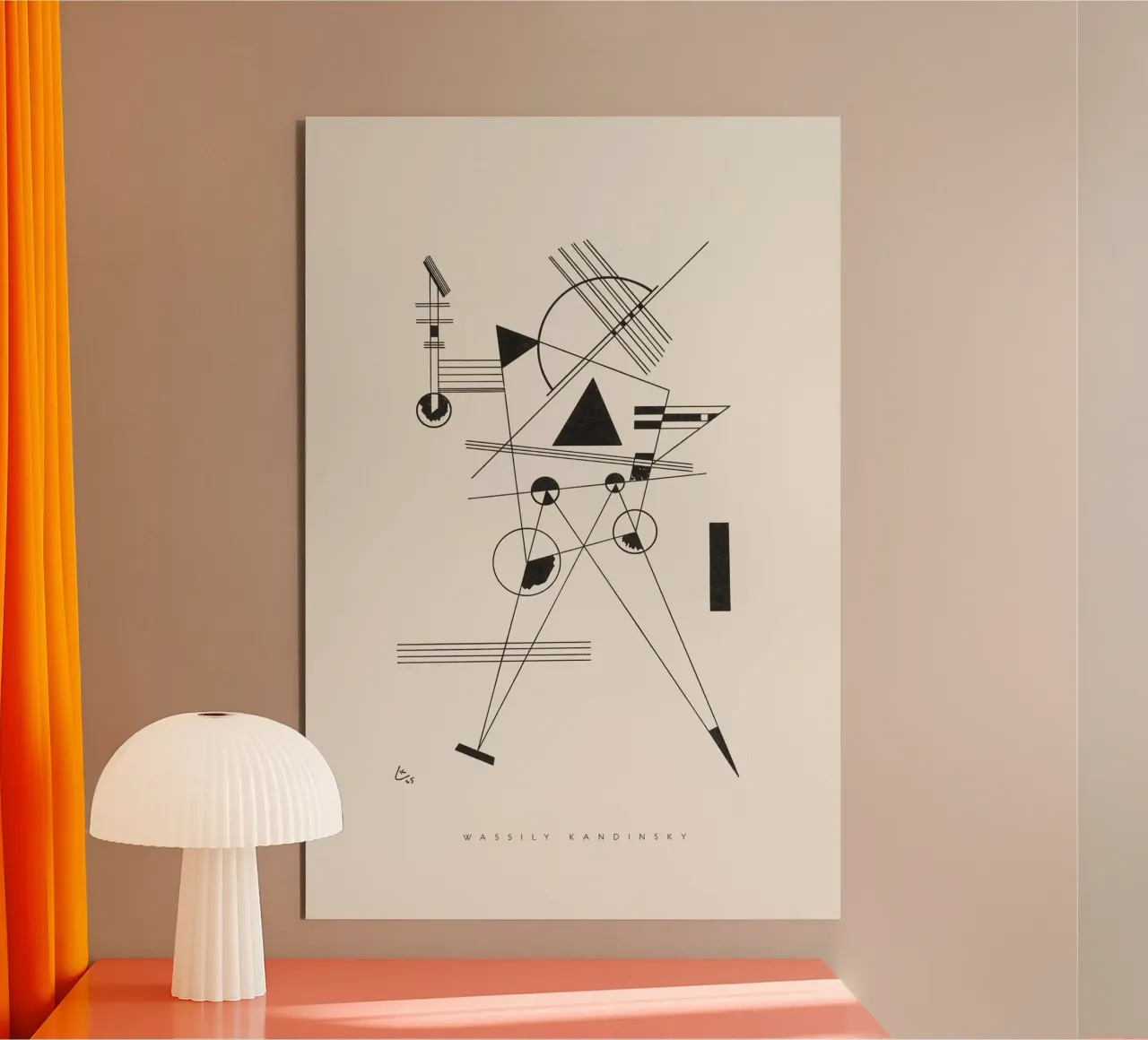 Wassily Kandinsky - Lithographie No. I alluminio dibond da Old Masters