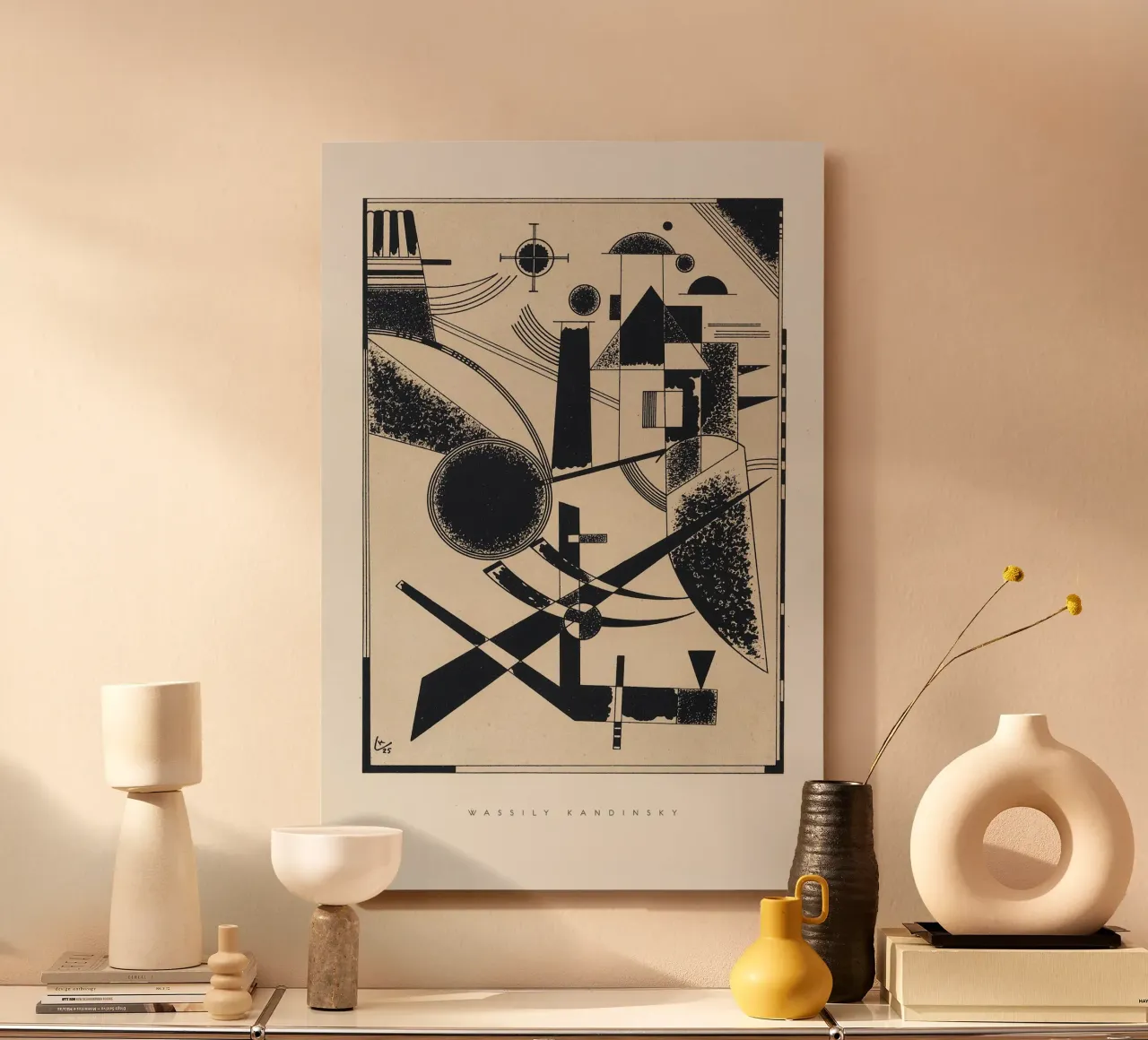 Wassily Kandinsky - Lithographie No. III alluminio dibond da Old Masters