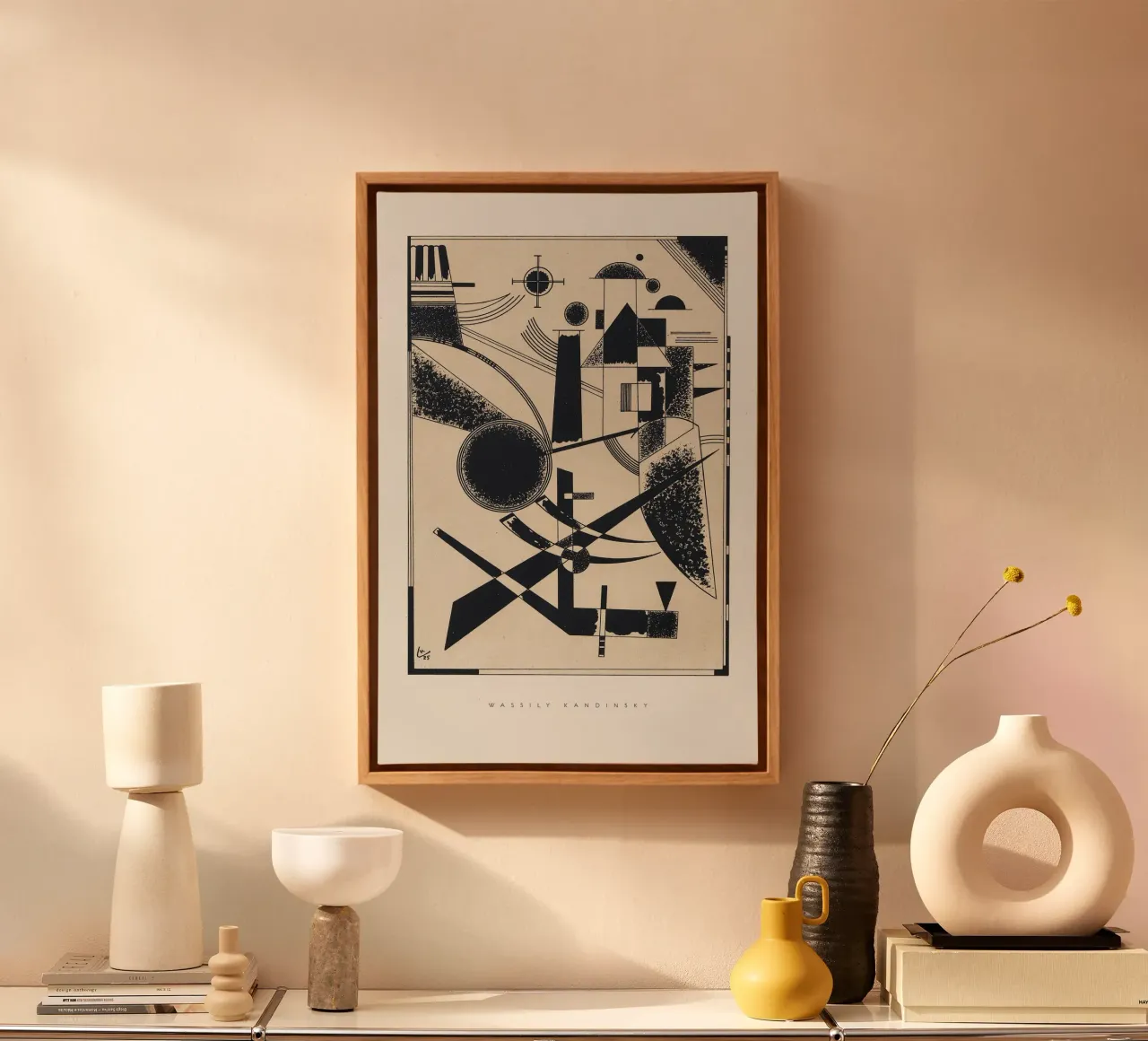Wassily Kandinsky - Lithographie No. III tela da Old Masters