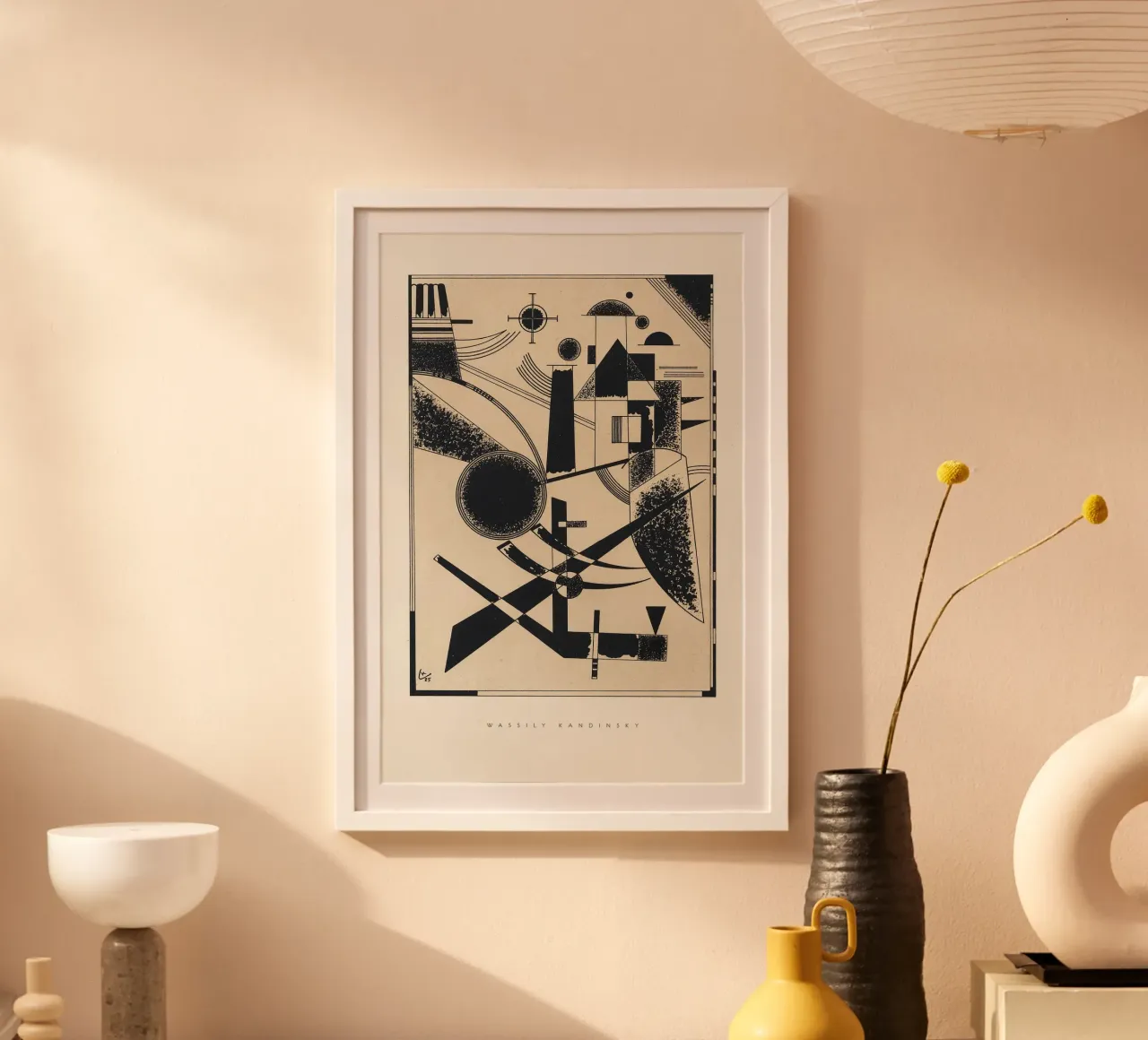 Wassily Kandinsky - Lithographie No. III carta hahnemühle da Old Masters