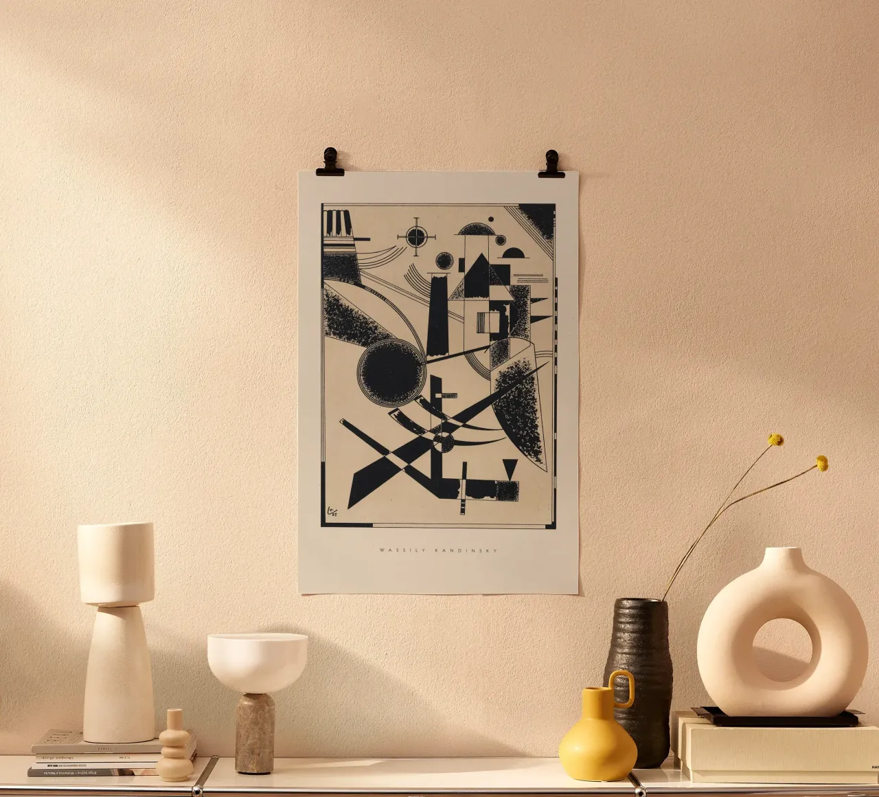 Wassily Kandinsky - Lithographie No. III carta hahnemühle da Old Masters