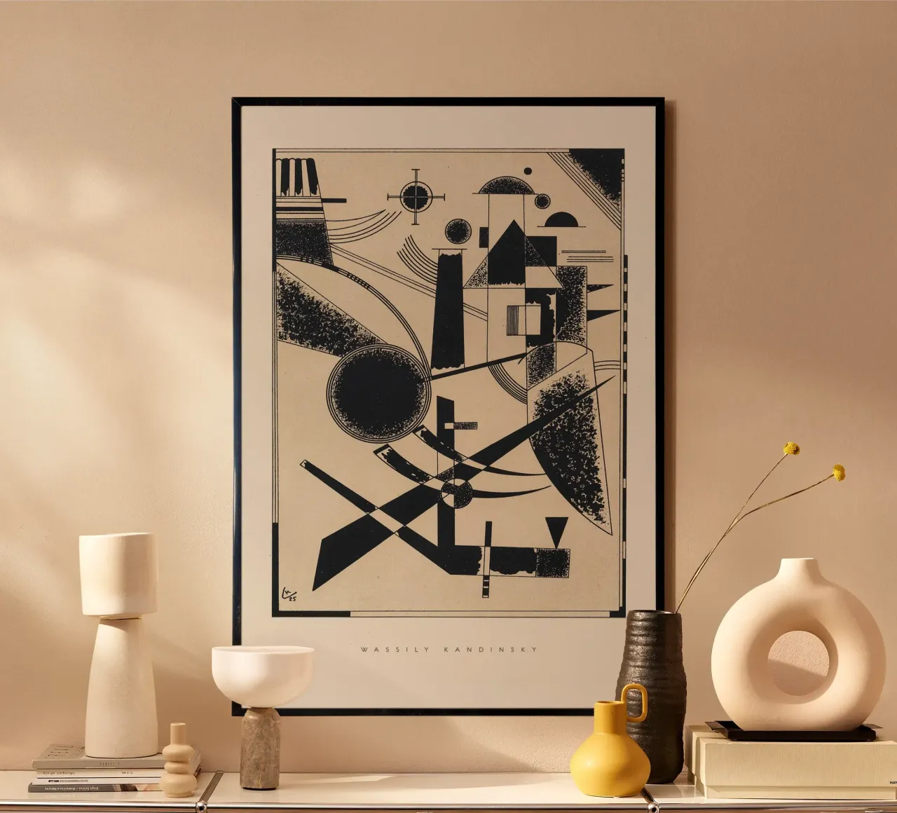 Wassily Kandinsky - Lithographie No. III carta hahnemühle da Old Masters