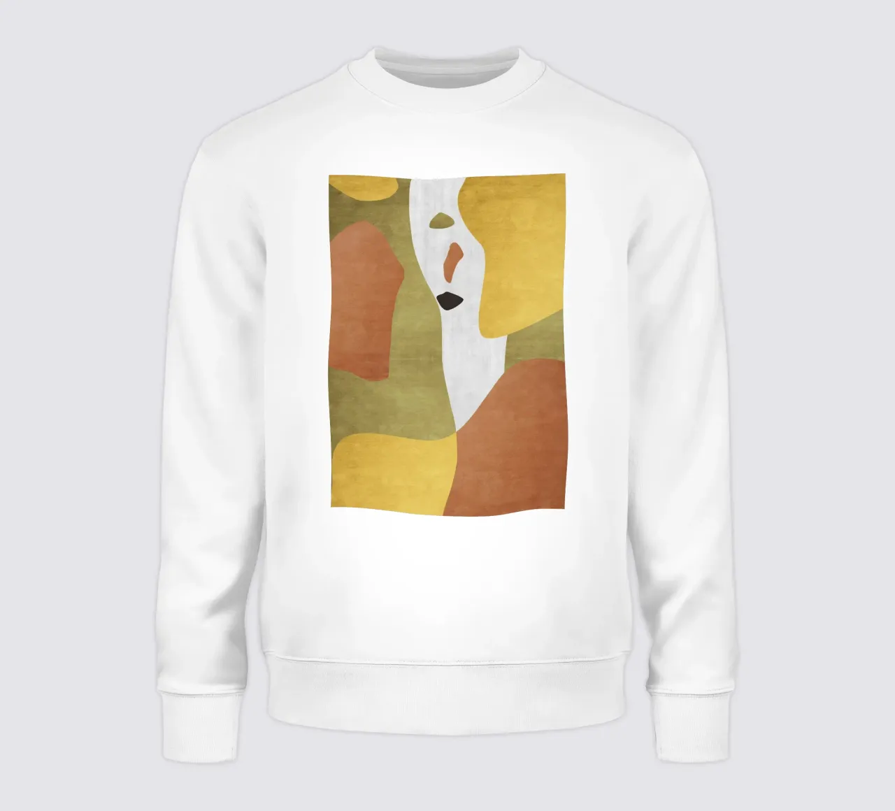 Abstract forms in earthy tones sweat de LisaArtes