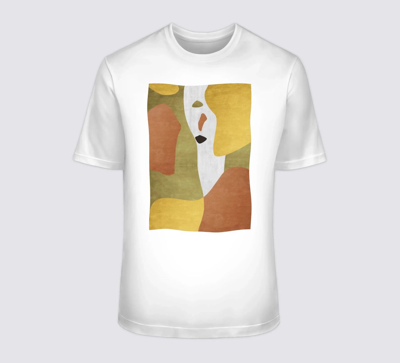 Abstract forms in earthy tones t-shirt da LisaArtes