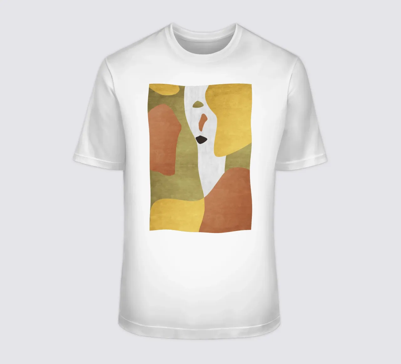 Abstract forms in earthy tones t-shirt da LisaArtes
