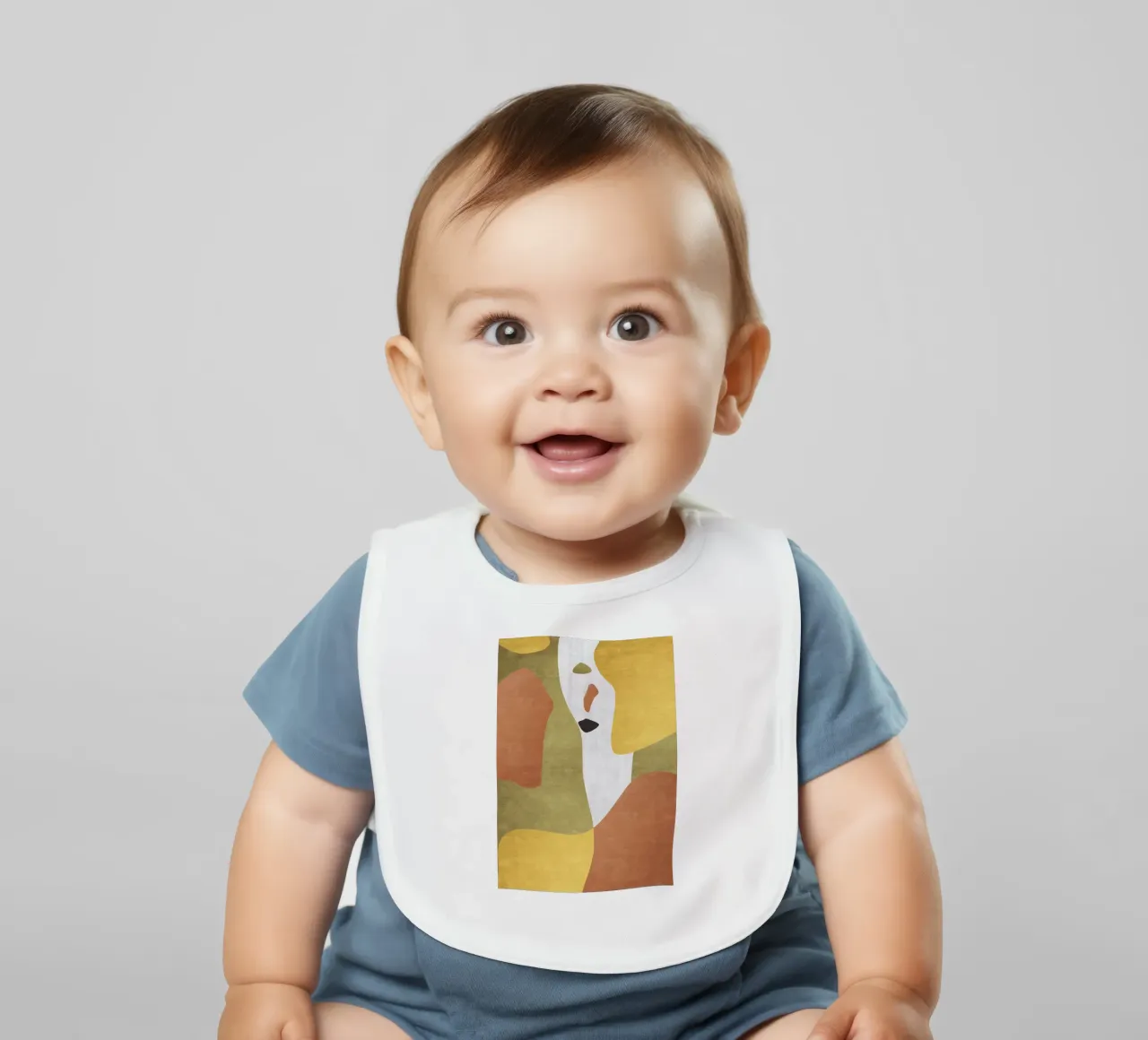 Abstract forms in earthy tones bavaglino da LisaArtes