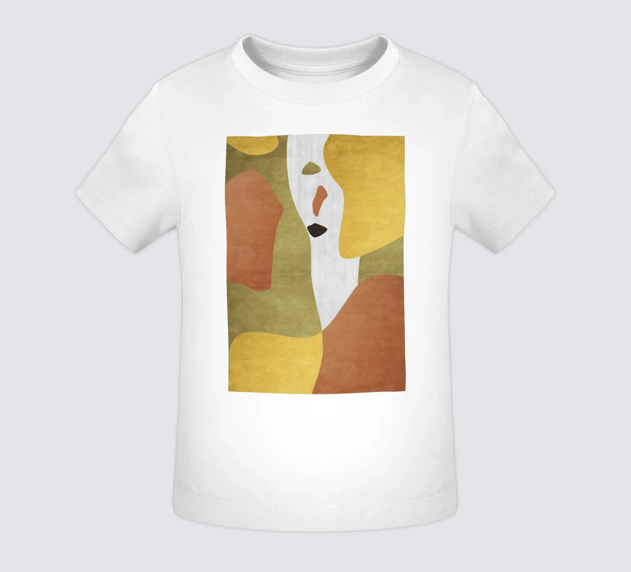 Abstract forms in earthy tones maglietta neonato da LisaArtes