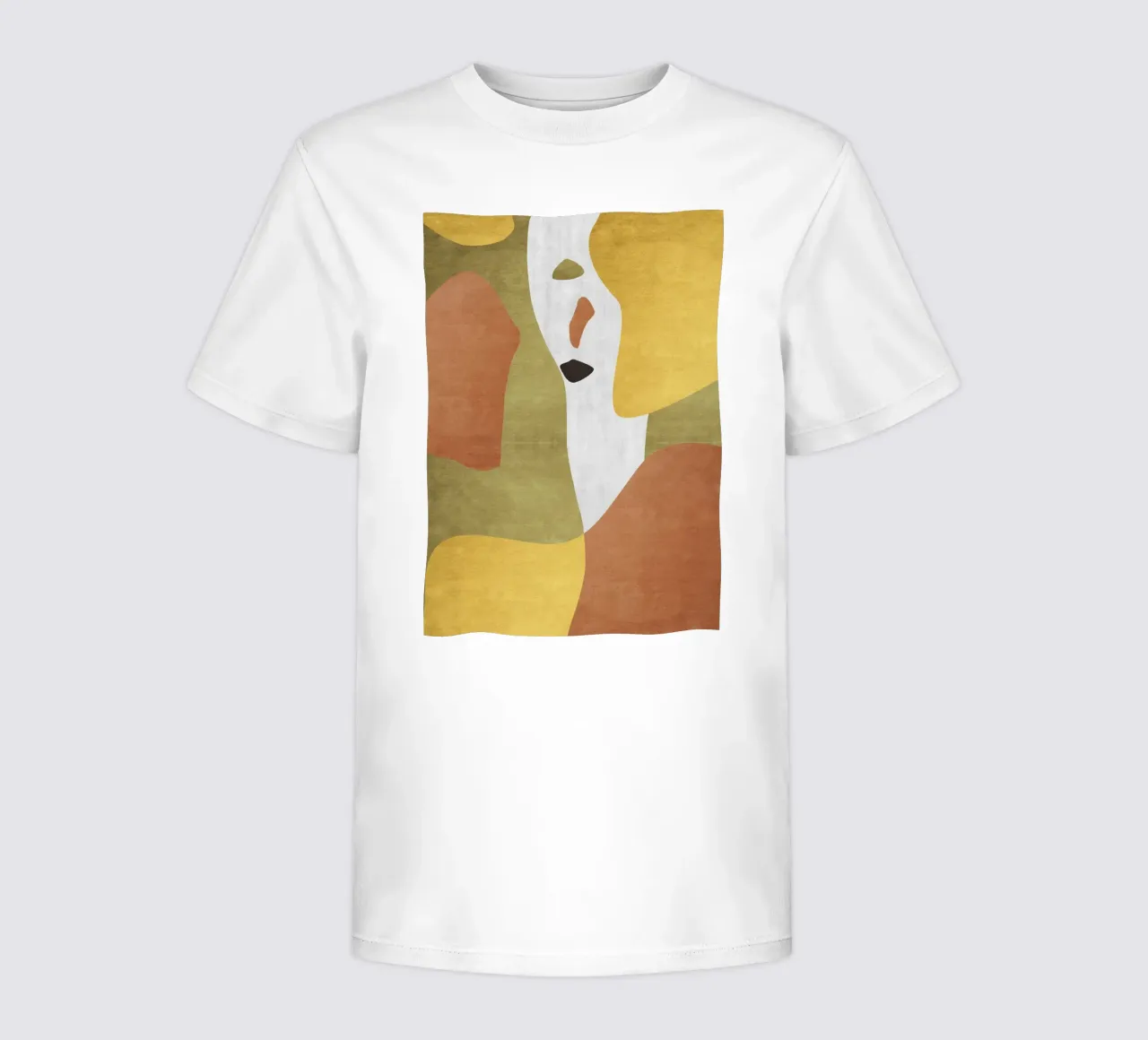 Abstract forms in earthy tones t-shirt bambini da LisaArtes