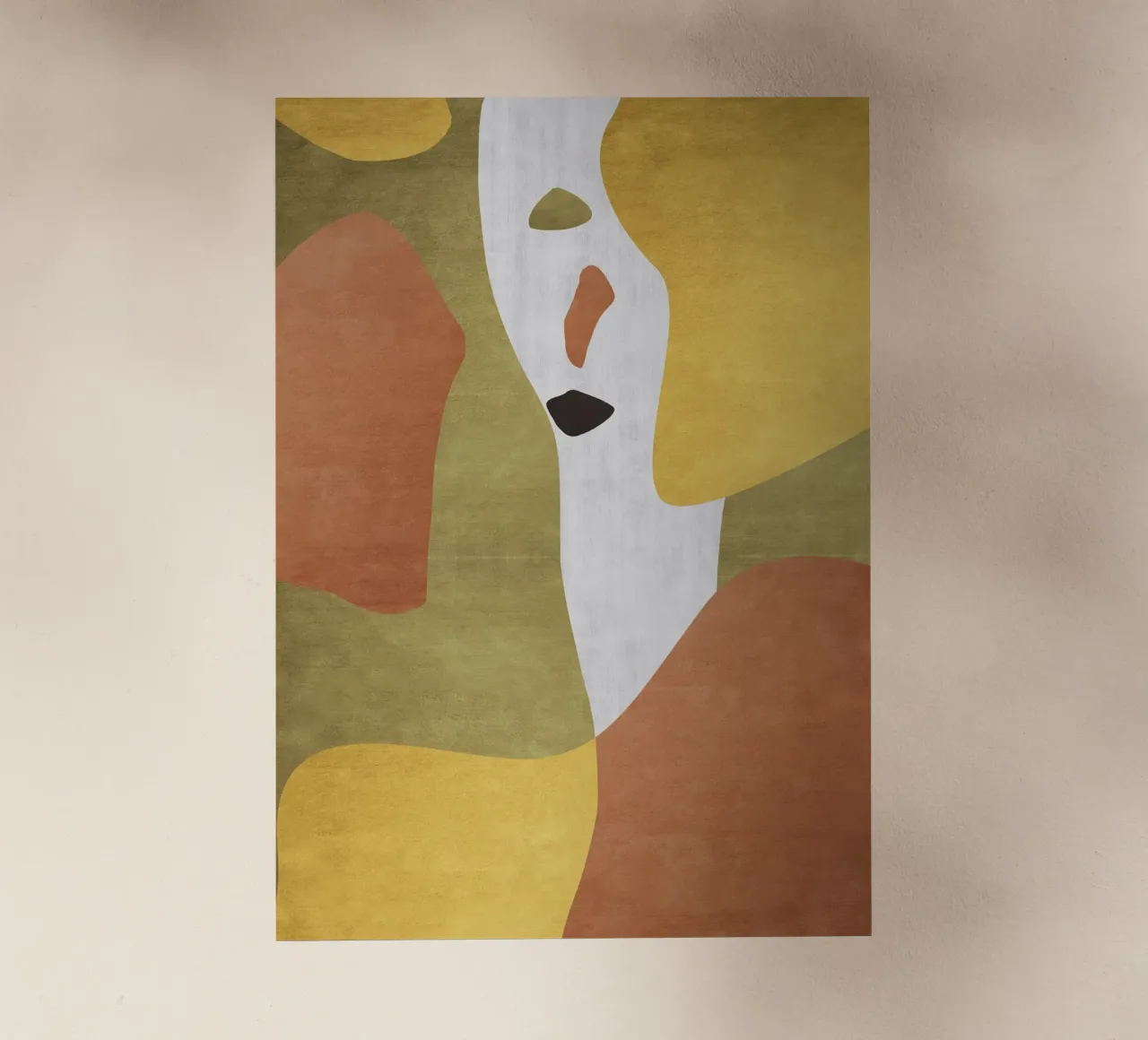 Abstract forms in earthy tones pellicola backlit da LisaArtes