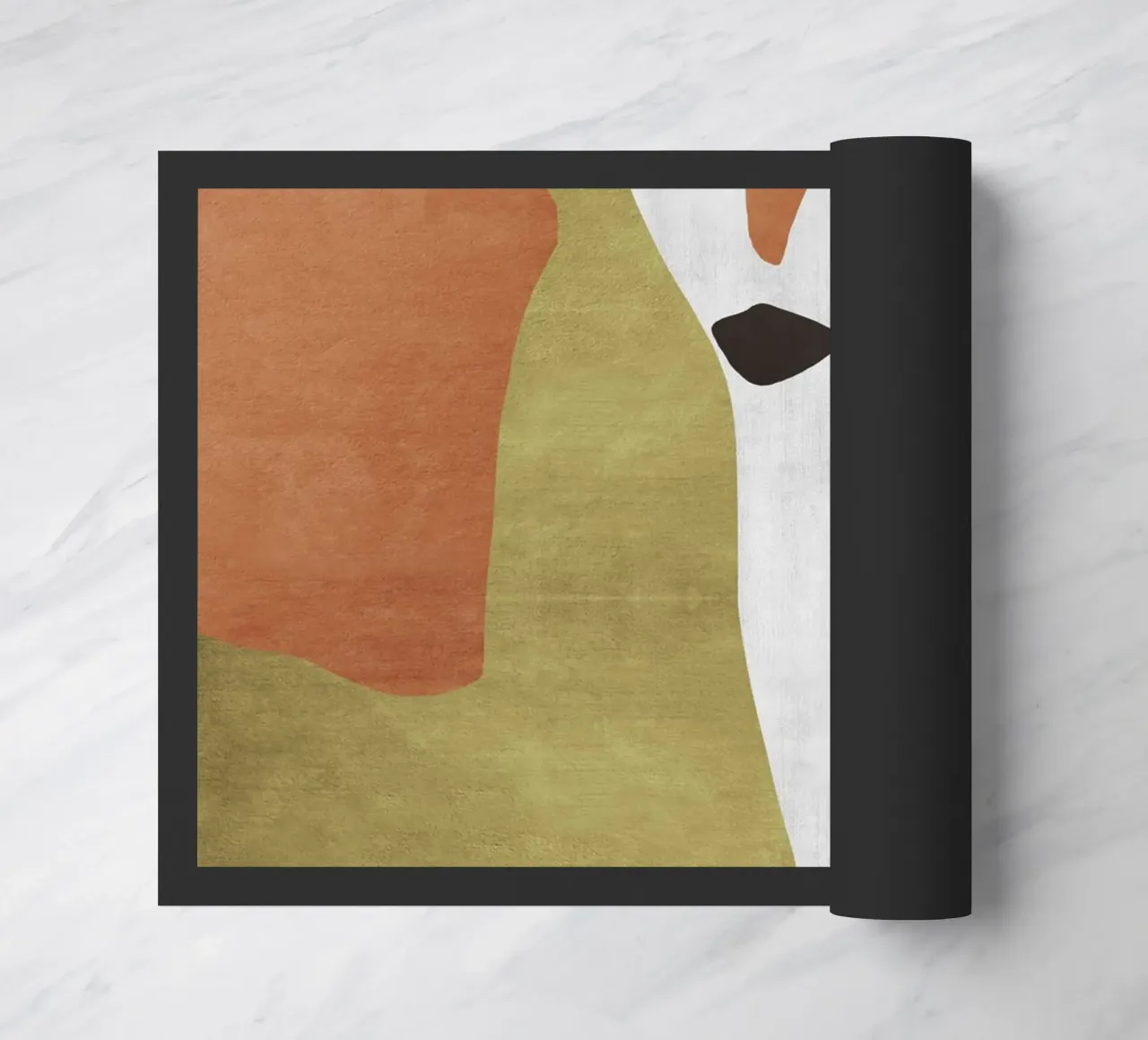 Abstract forms in earthy tones zerbino da LisaArtes