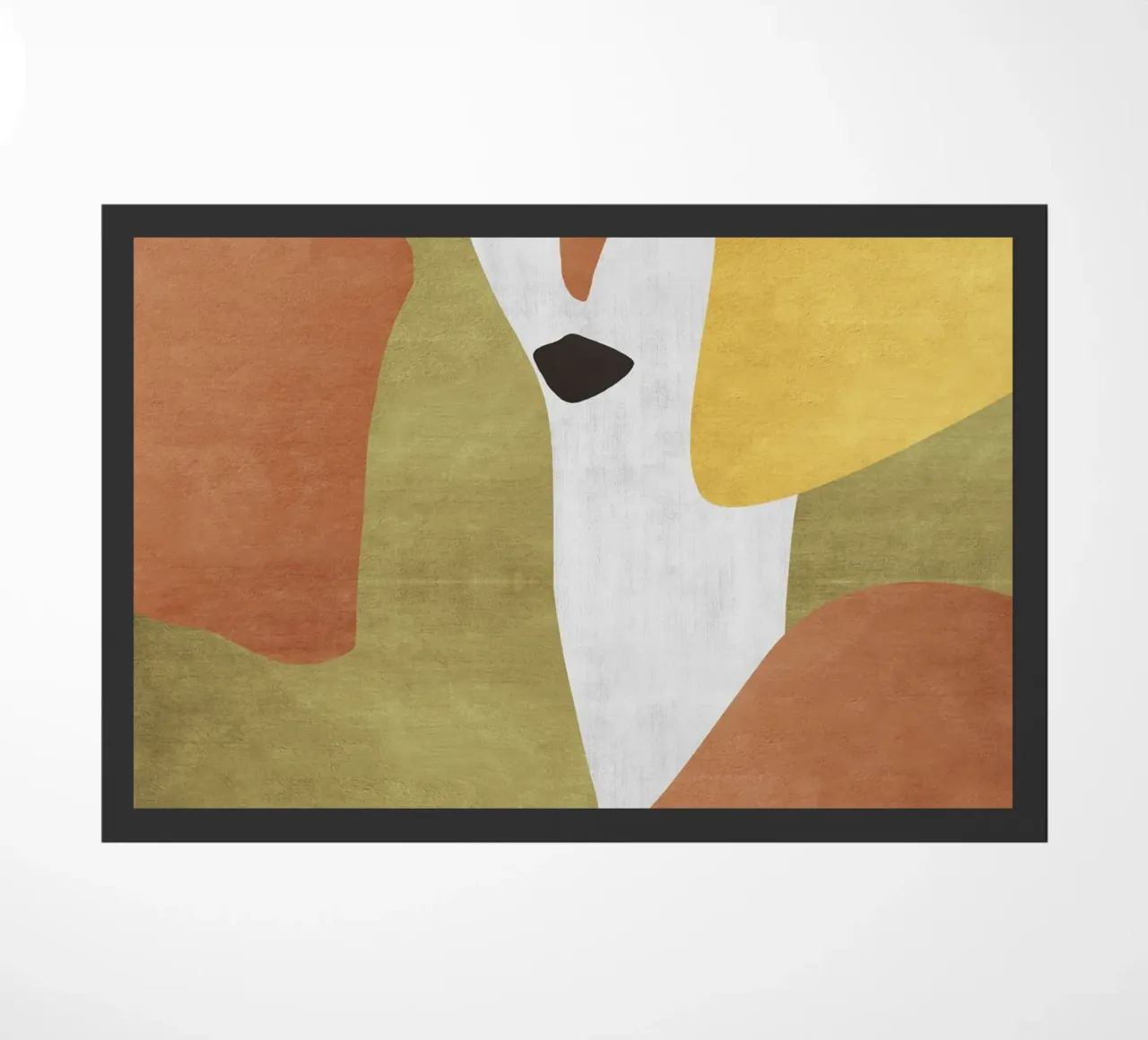 Abstract forms in earthy tones zerbino da LisaArtes