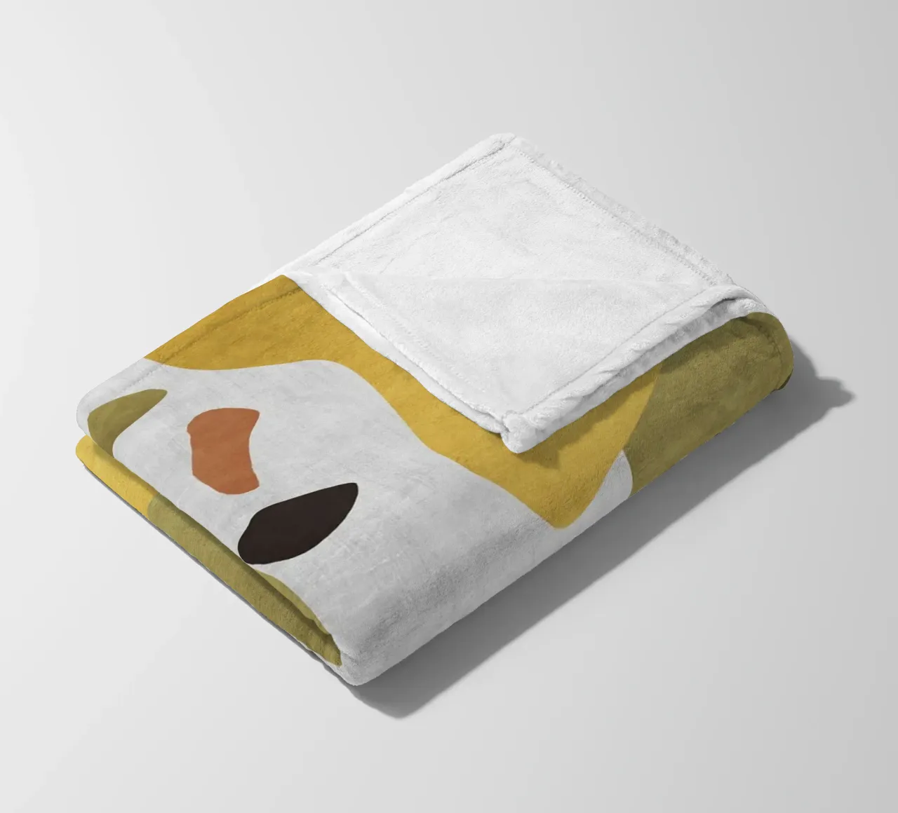 Abstract forms in earthy tones coperta in pile da LisaArtes