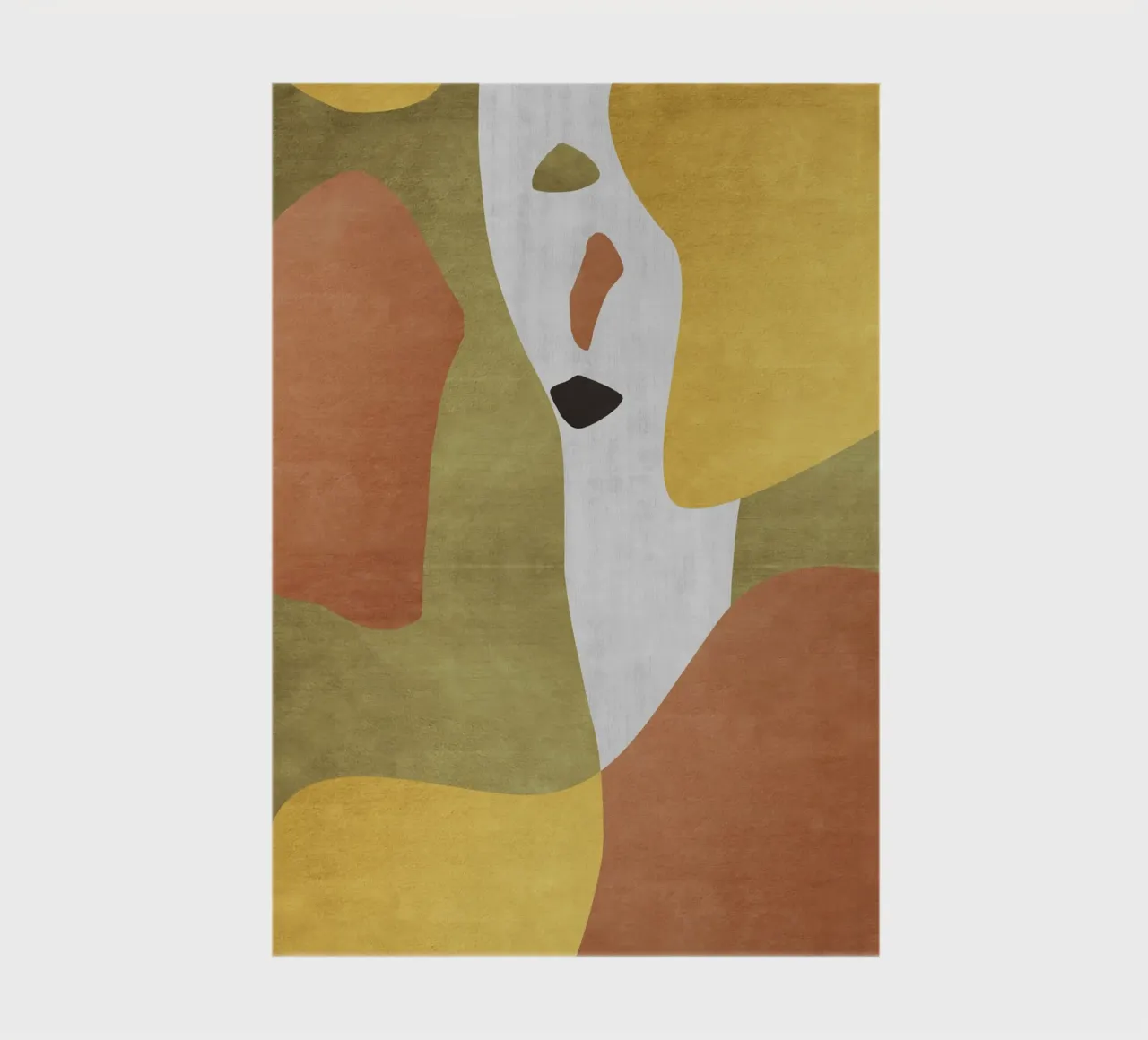 Abstract forms in earthy tones notebook by LisaArtes