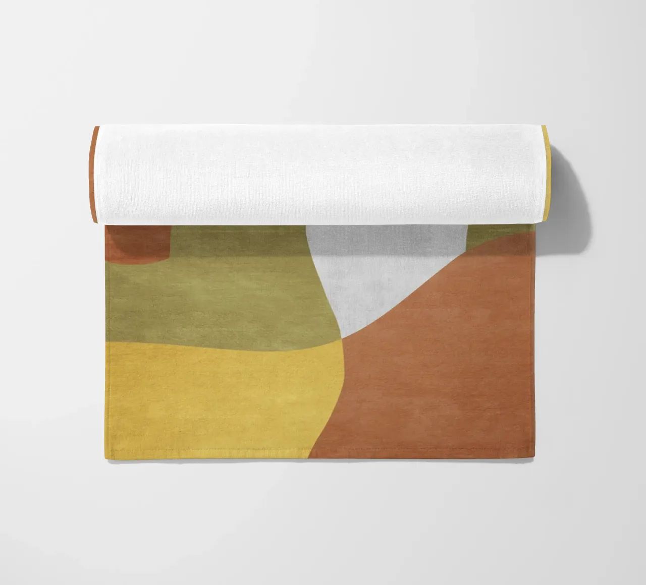 Abstract forms in earthy tones telo mare da LisaArtes