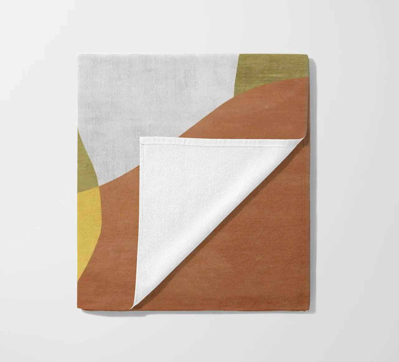 Abstract forms in earthy tones telo mare da LisaArtes