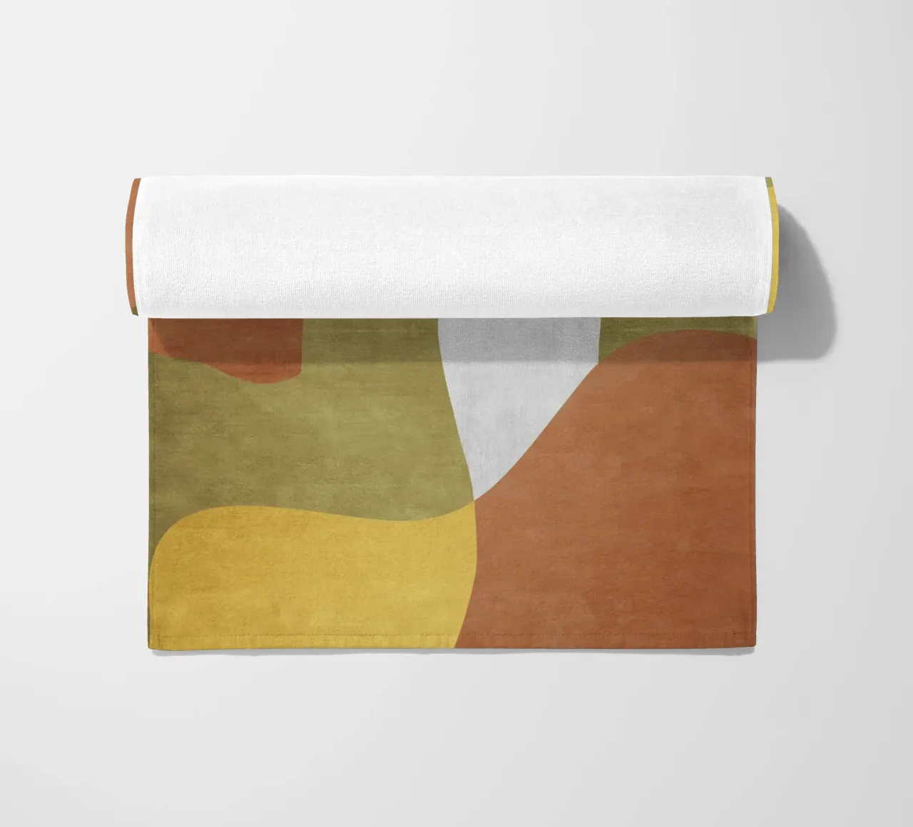 Abstract forms in earthy tones telo mare da LisaArtes