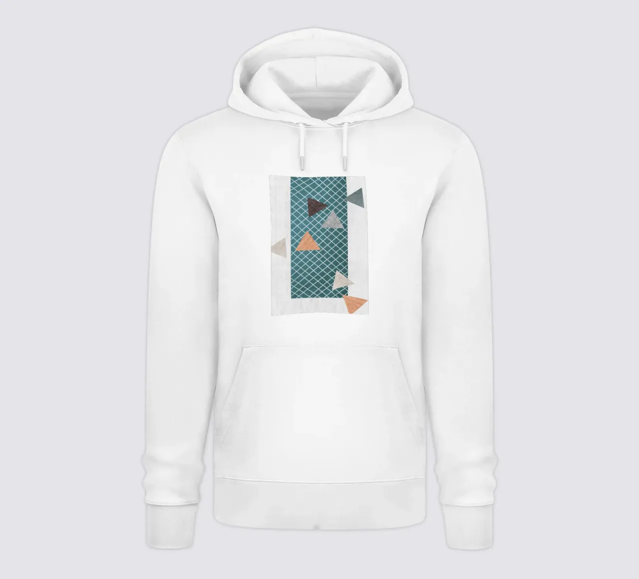 Triangles in various shades felpa con cappuccio da LisaArtes