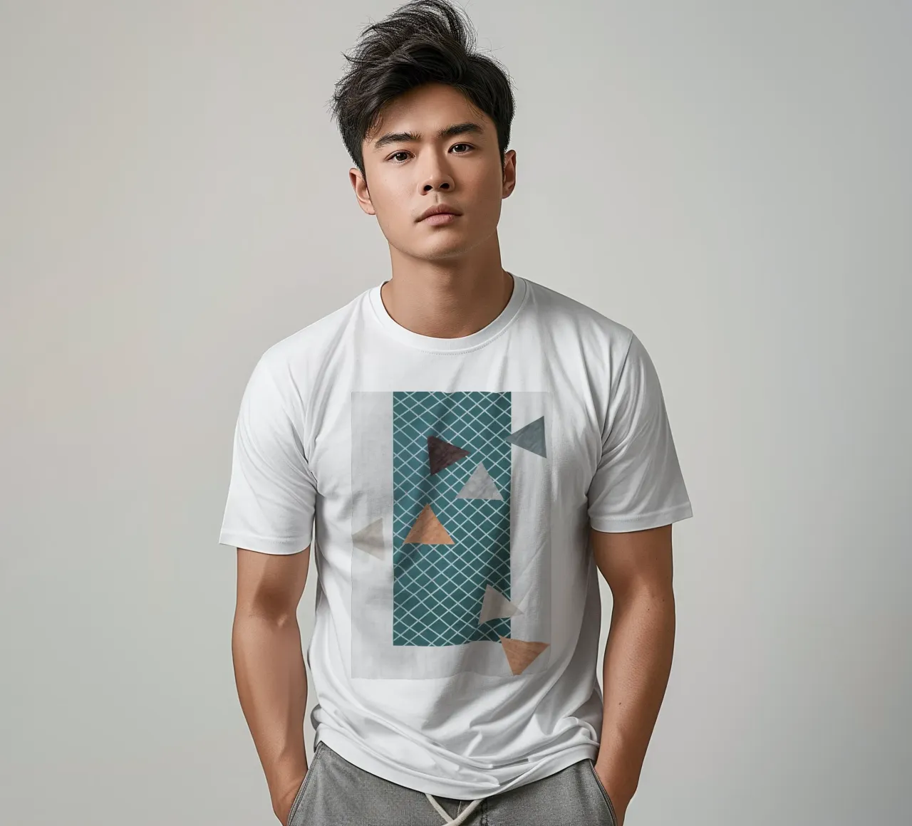 Triangles in various shades camiseta de LisaArtes