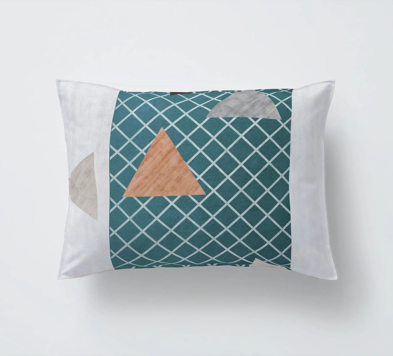 Triangles in various shades cuscino da LisaArtes