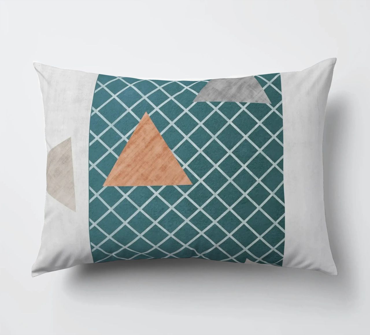 Triangles in various shades cuscino da LisaArtes