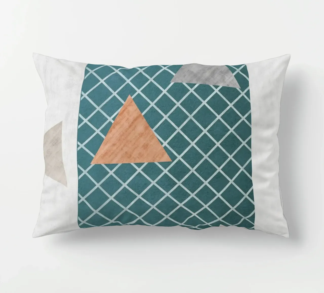 Triangles in various shades cojín de LisaArtes