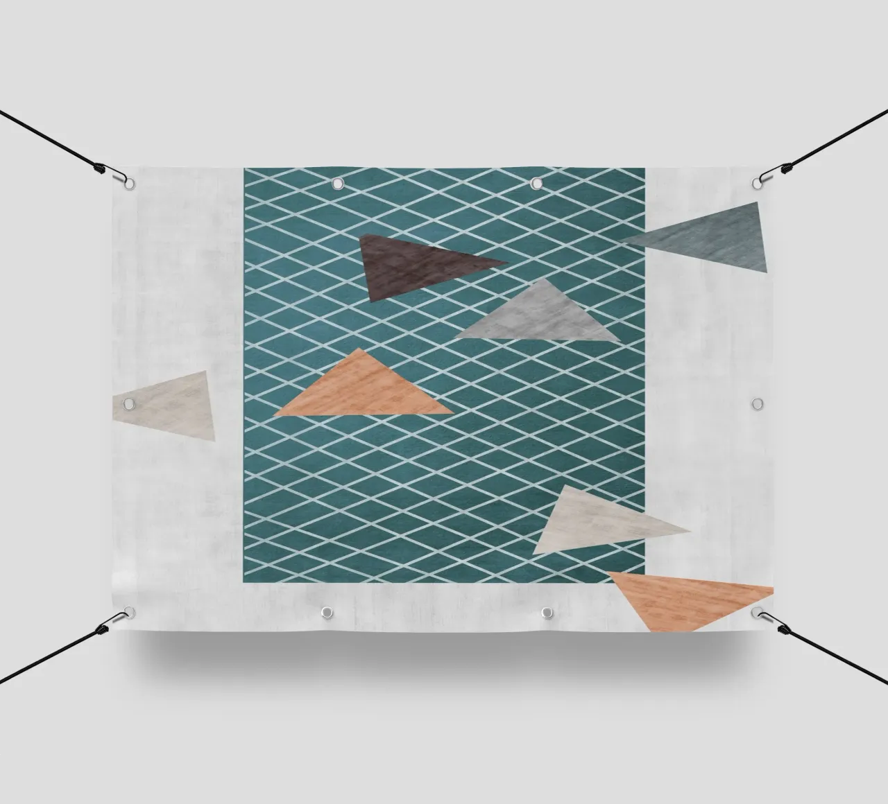 Triangles in various shades telo in pvc da LisaArtes