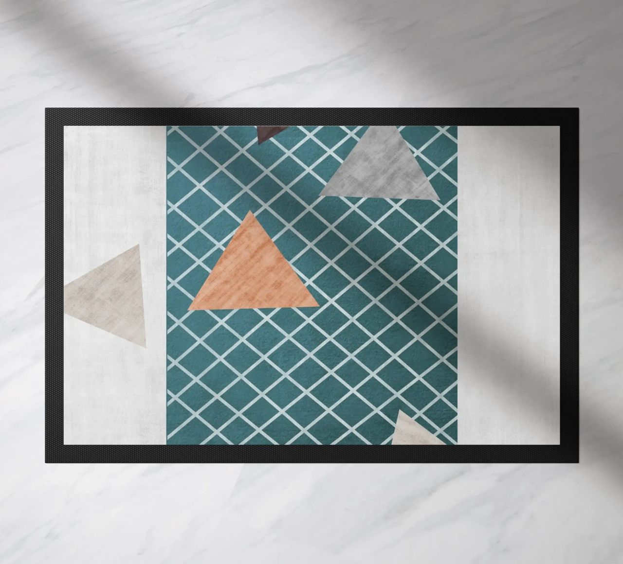 Triangles in various shades paillasson de LisaArtes