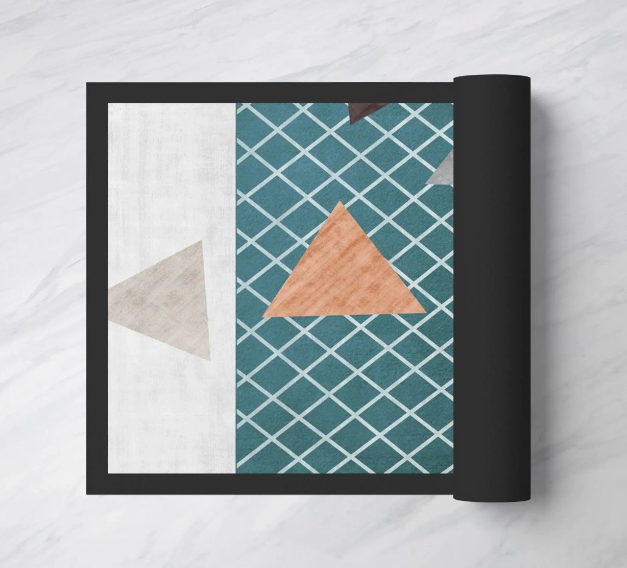 Triangles in various shades paillasson de LisaArtes