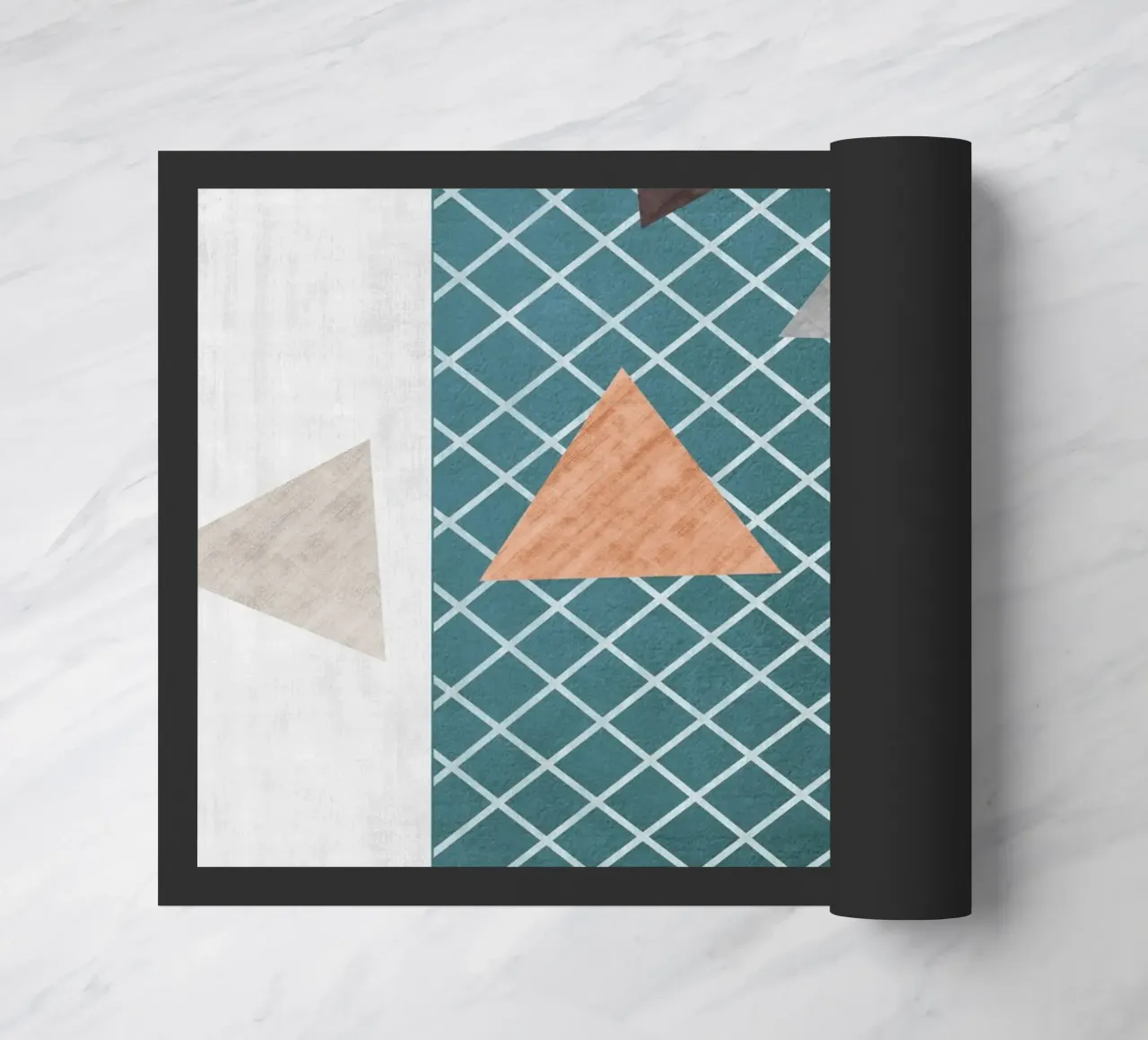 Triangles in various shades zerbino da LisaArtes