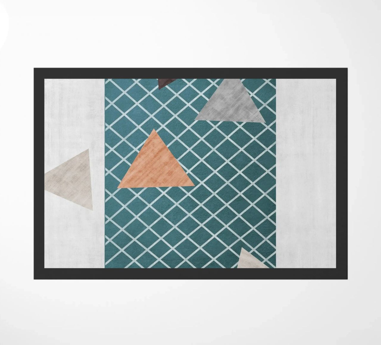 Triangles in various shades paillasson de LisaArtes