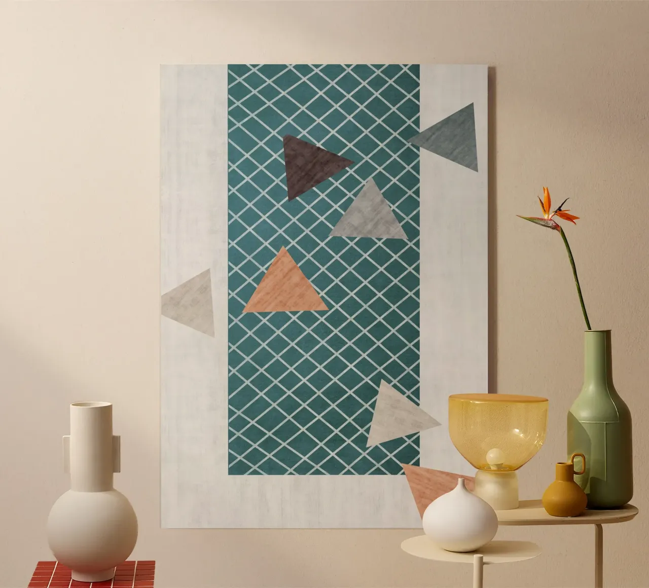 Triangles in various shades plexiglass da LisaArtes