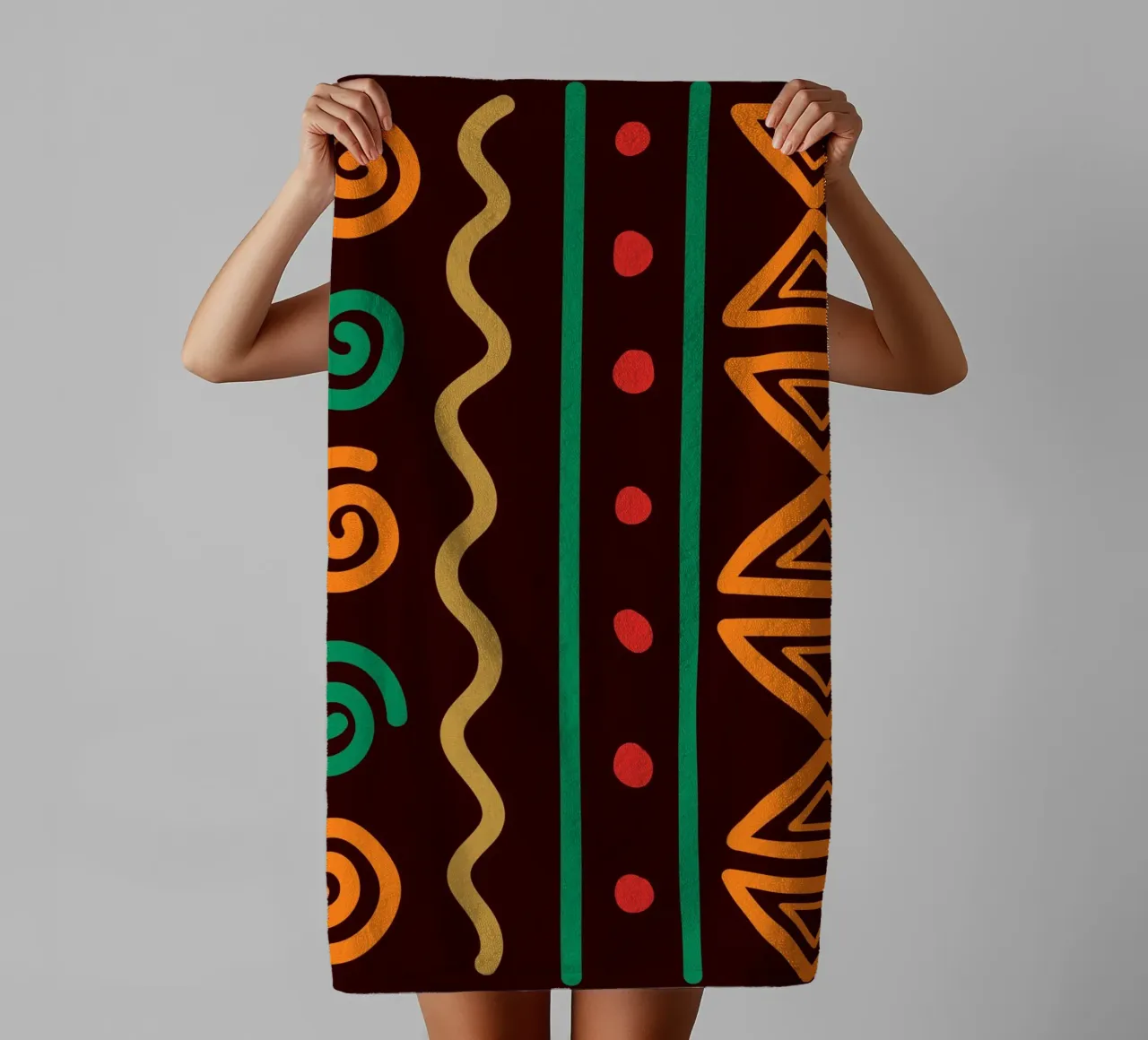 Afro design serviette de bain de LisaArtes