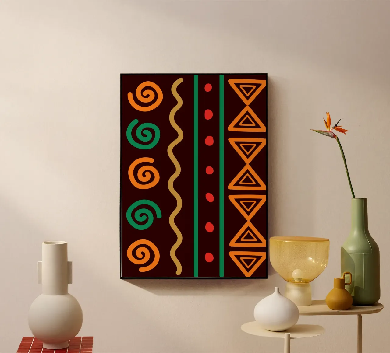 Afro design plexiglass da LisaArtes