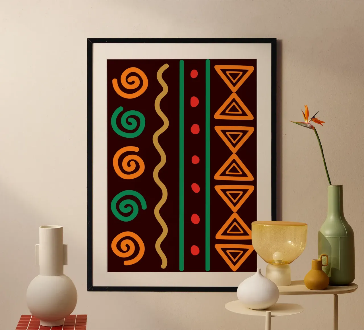 Afro design carta hahnemühle da LisaArtes