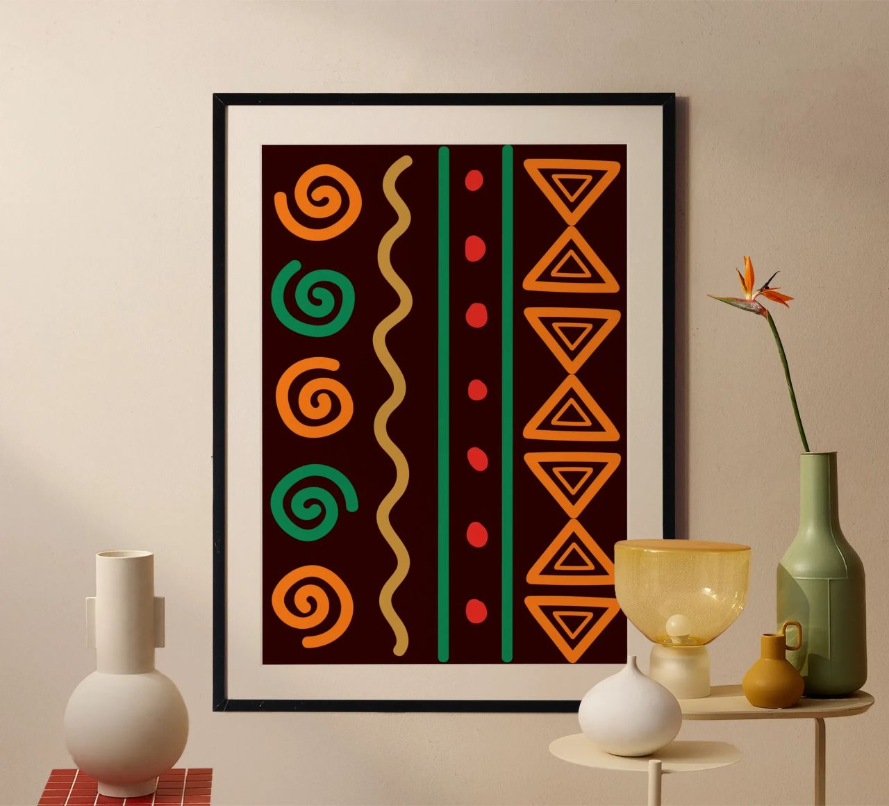 Afro design poster da LisaArtes