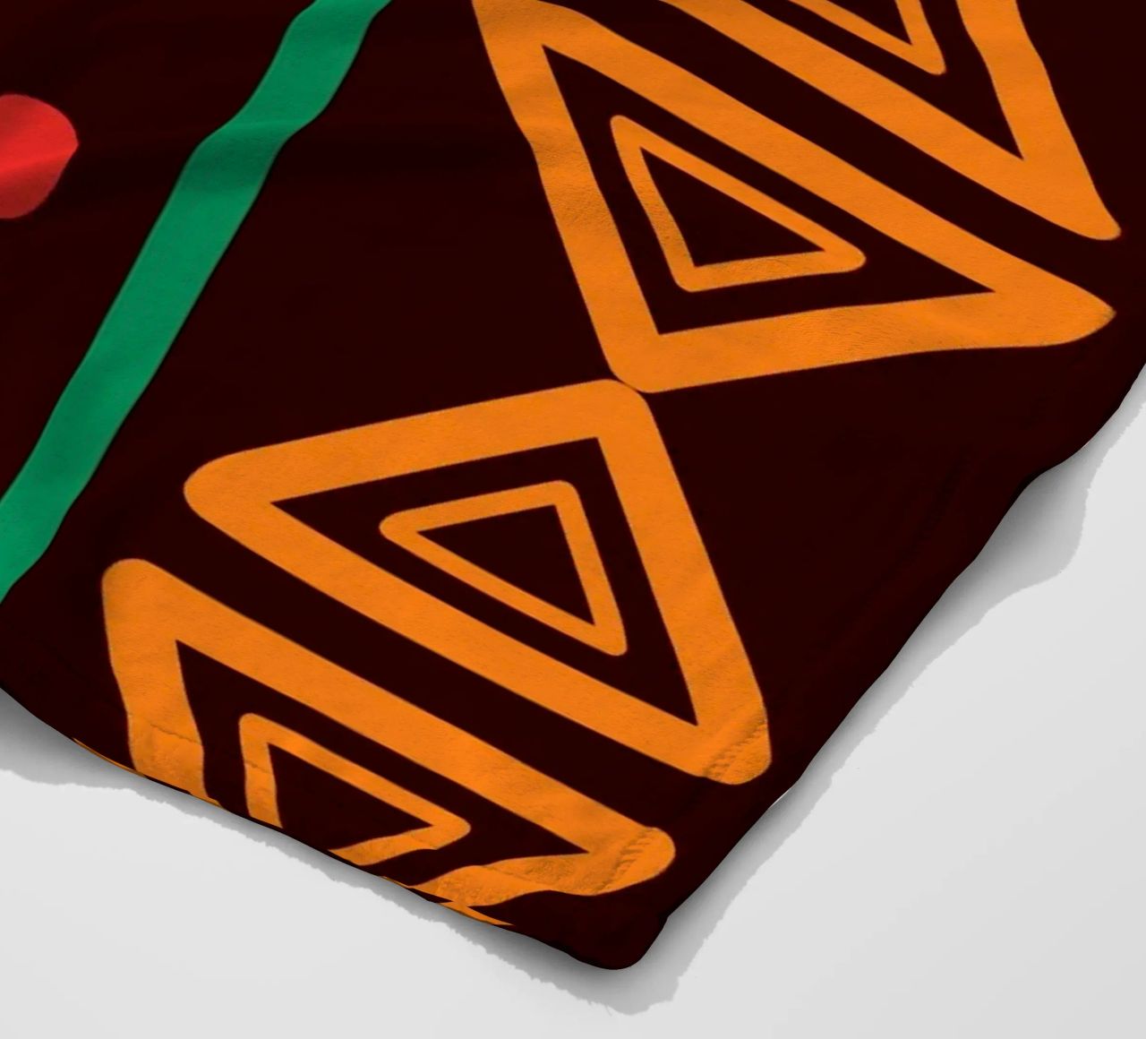 Afro design fleece blanket by LisaArtes