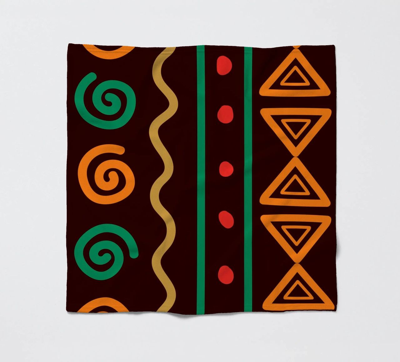 Afro design fleece blanket by LisaArtes