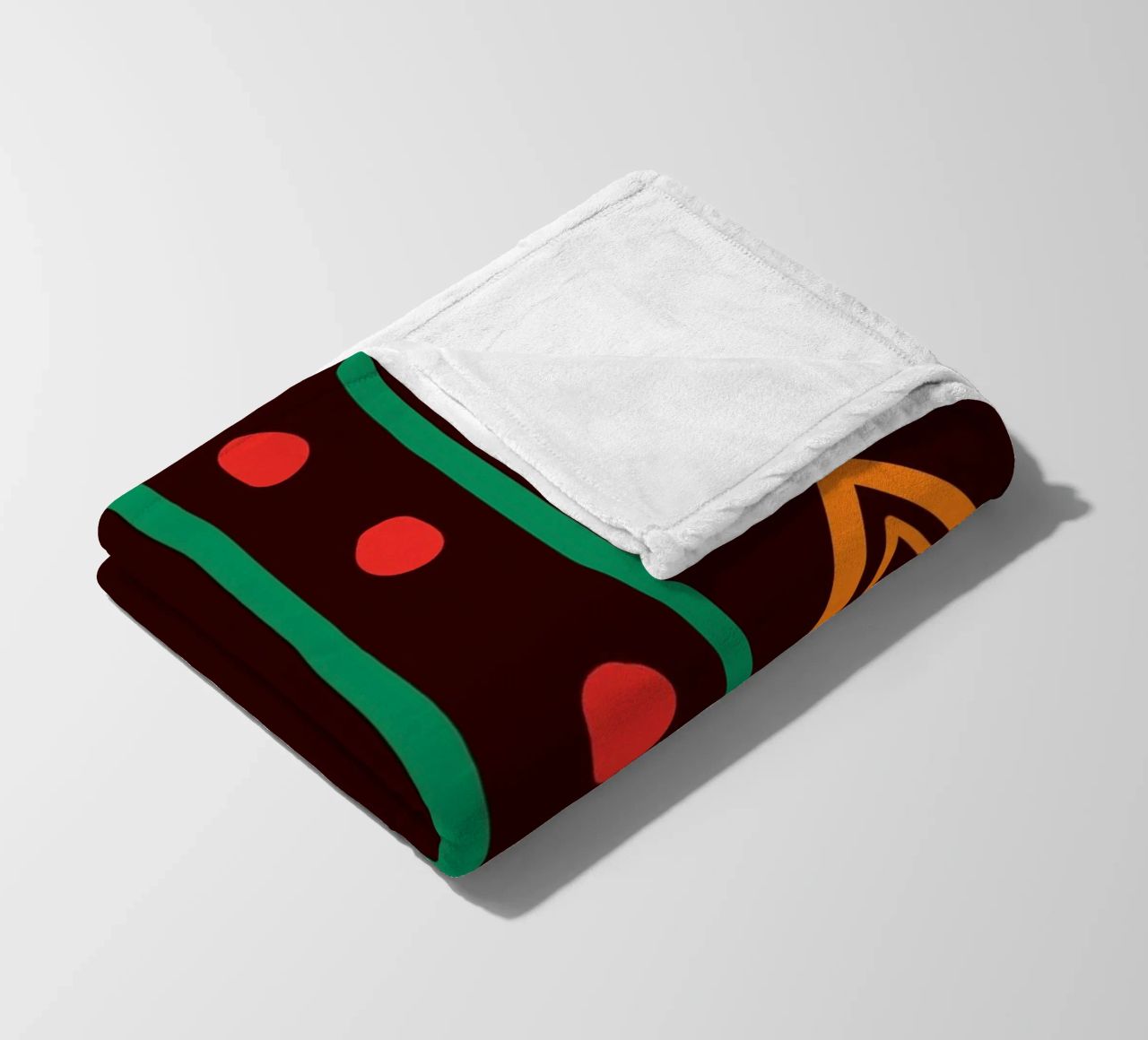 Afro design fleece blanket by LisaArtes