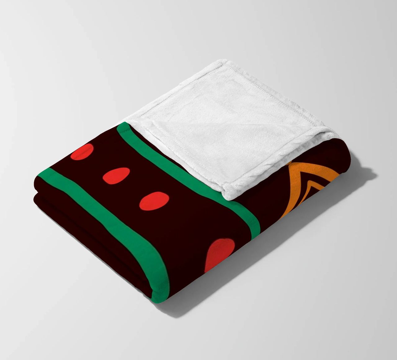 Afro design fleece blanket by LisaArtes