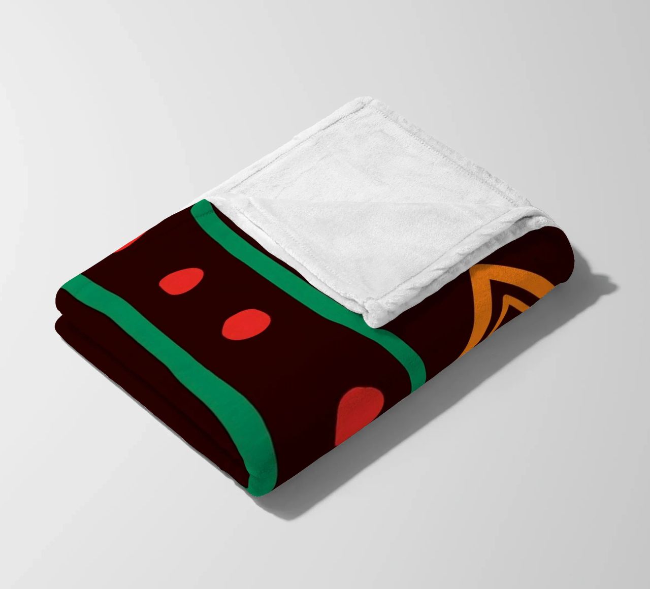 Afro design fleece blanket by LisaArtes