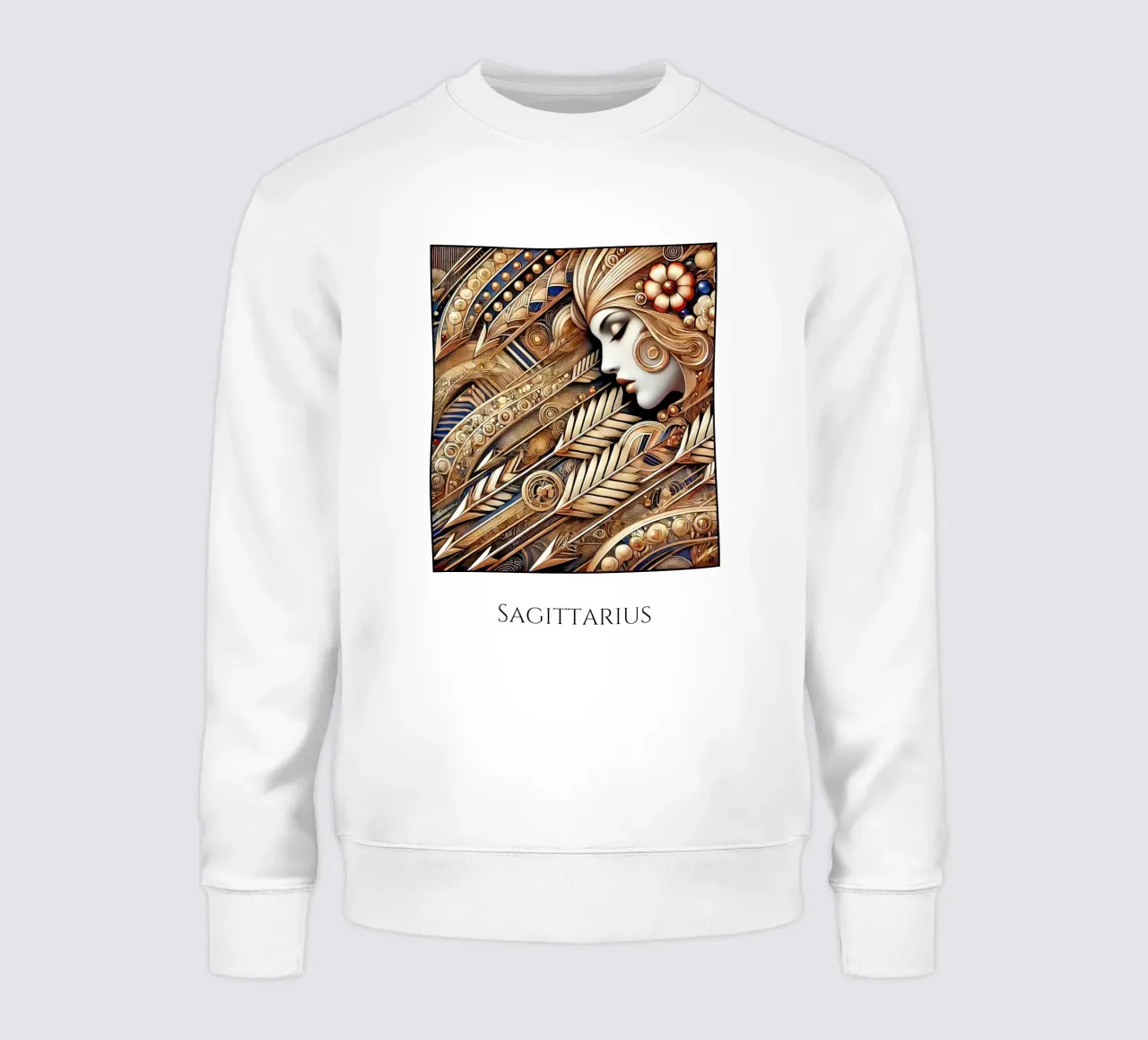 Segno zodiacale Sagittario felpa da Art-Nouveau-Dsg