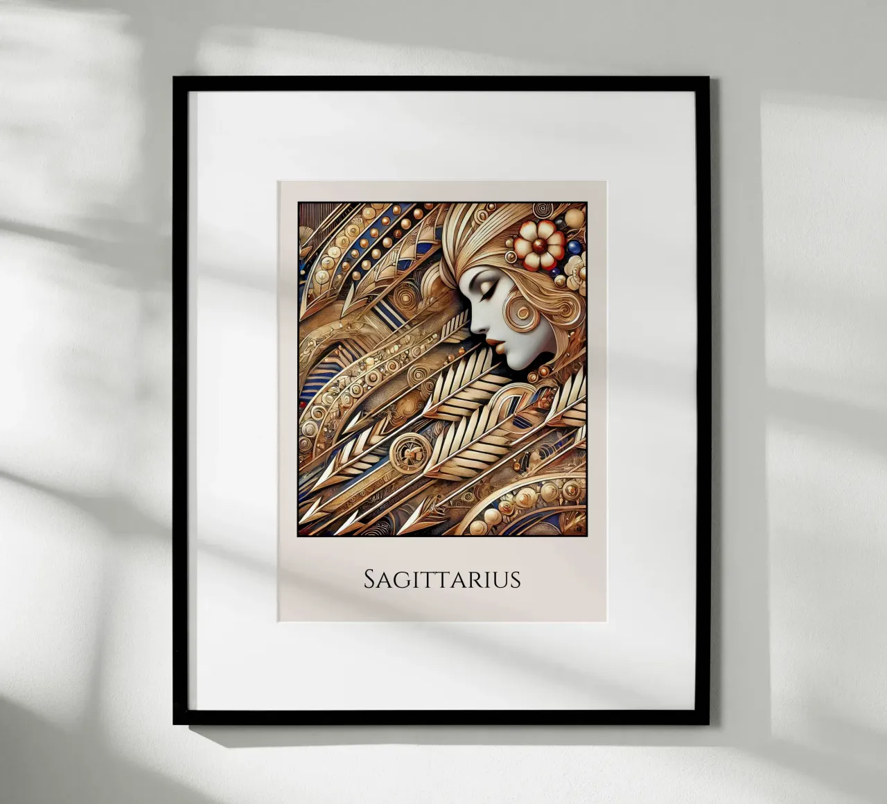 Astrological sign Sagittarius hahnemühle by Art-Nouveau-Dsg