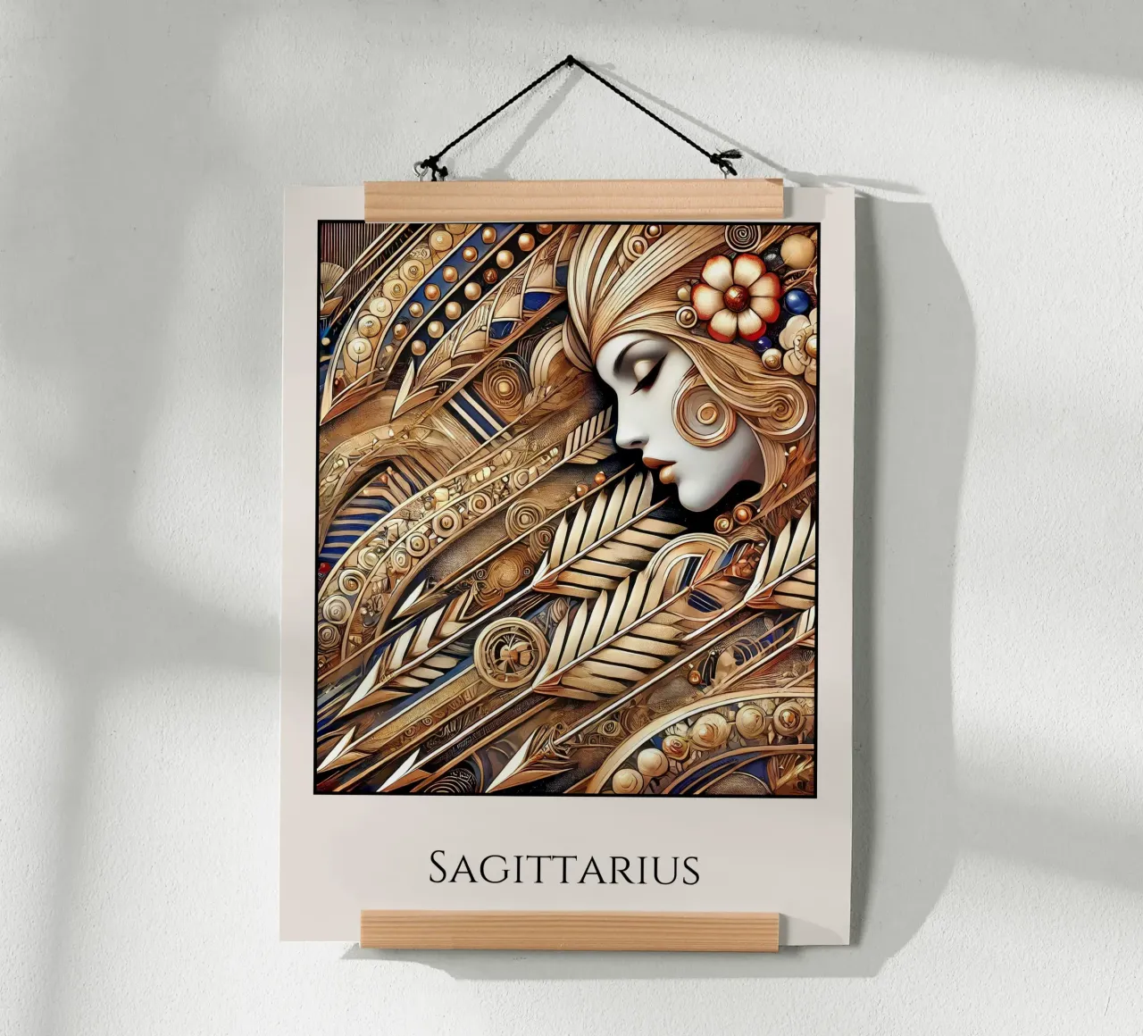 Astrological sign Sagittarius hahnemühle by Art-Nouveau-Dsg
