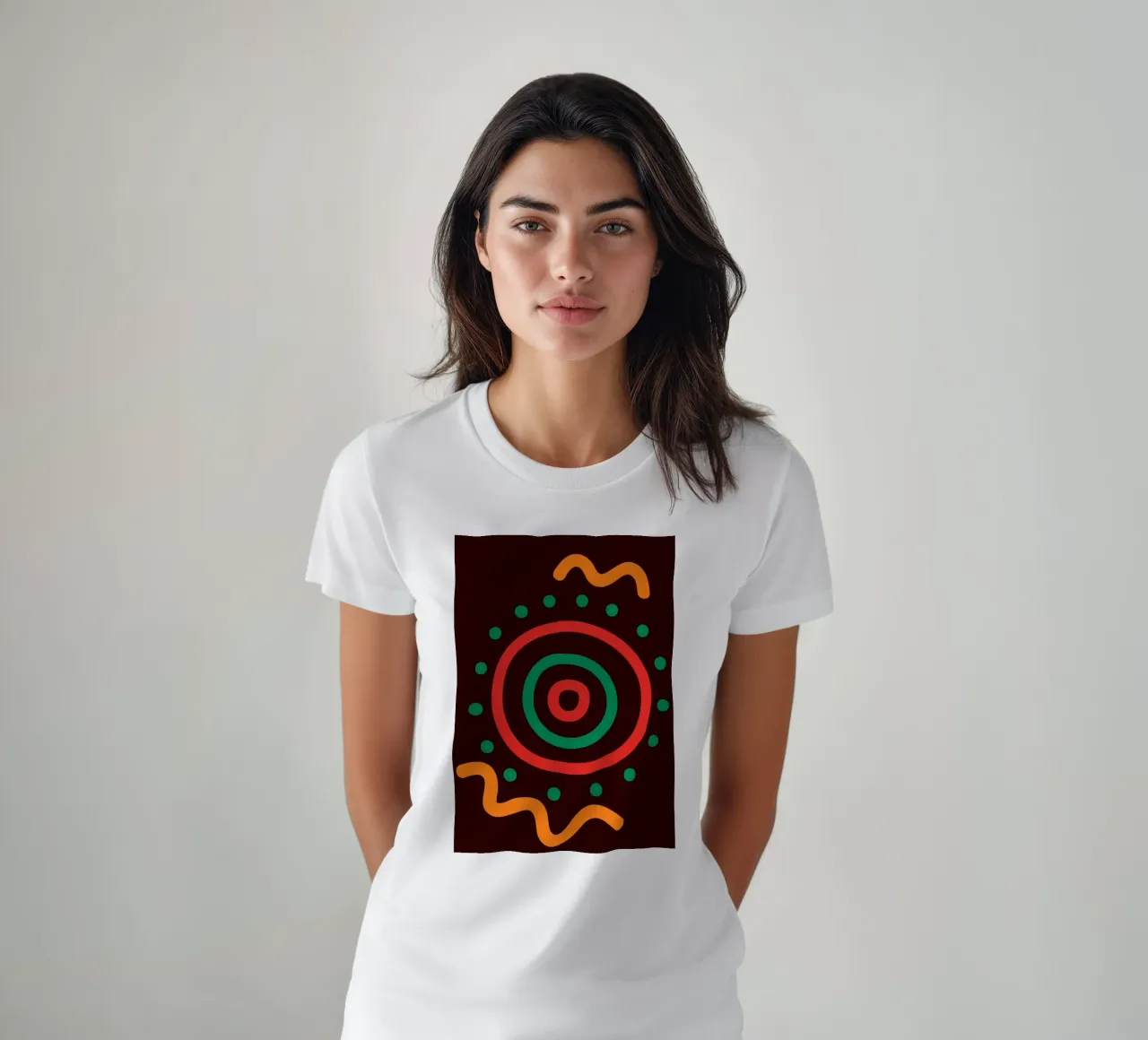 Afro circles t-shirt da LisaArtes