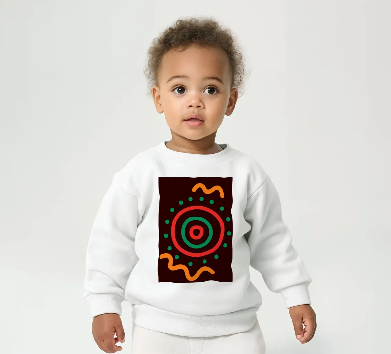 Afro circles felpa neonato da LisaArtes