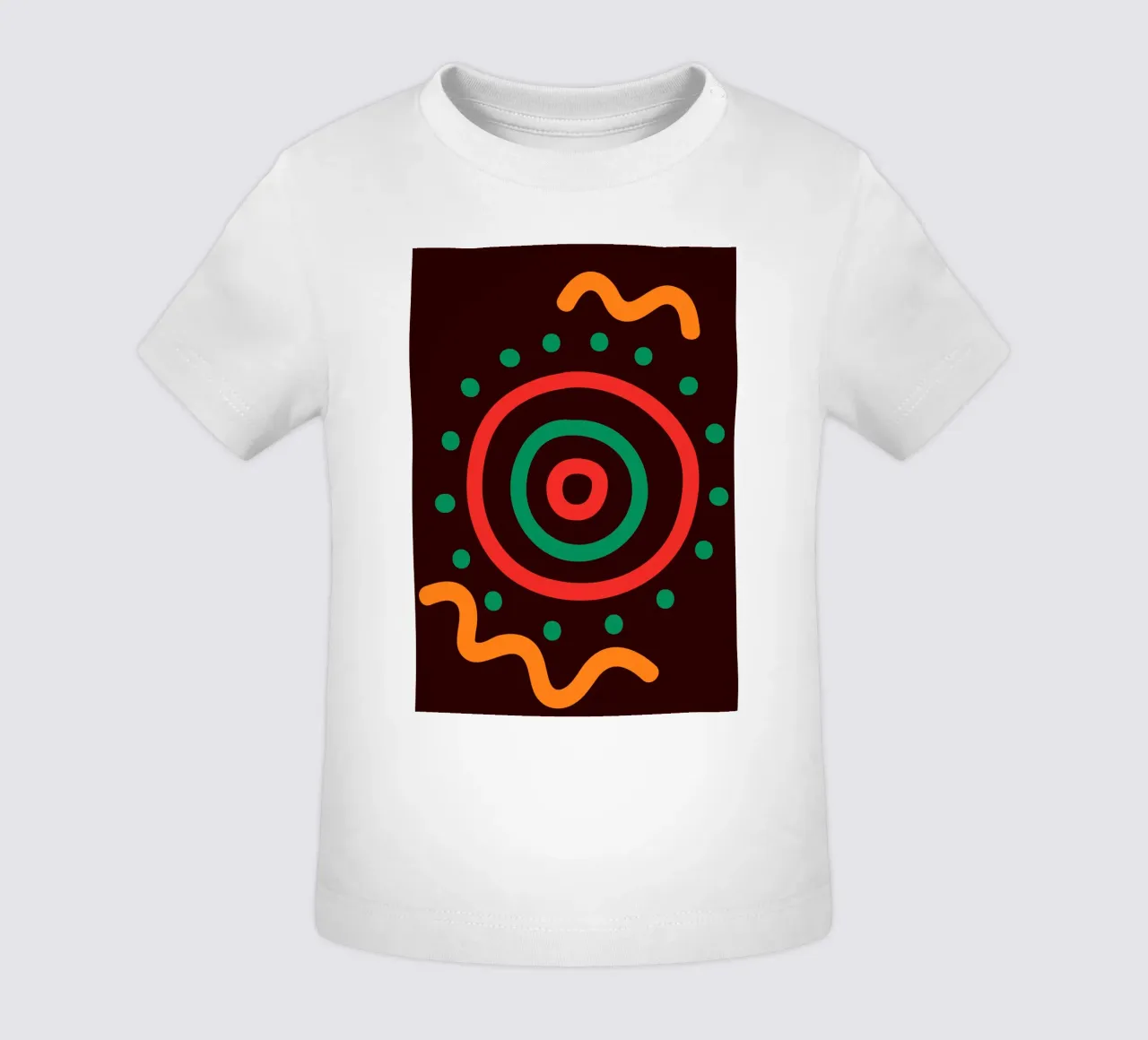 Afro circles maglietta neonato da LisaArtes