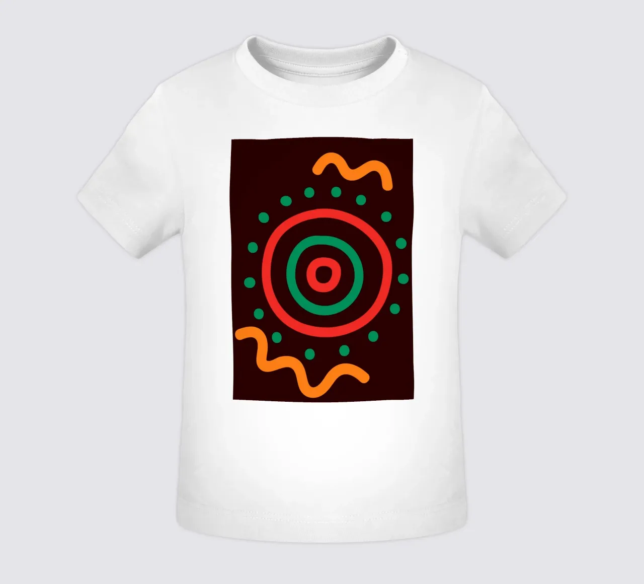 Afro circles maglietta neonato da LisaArtes