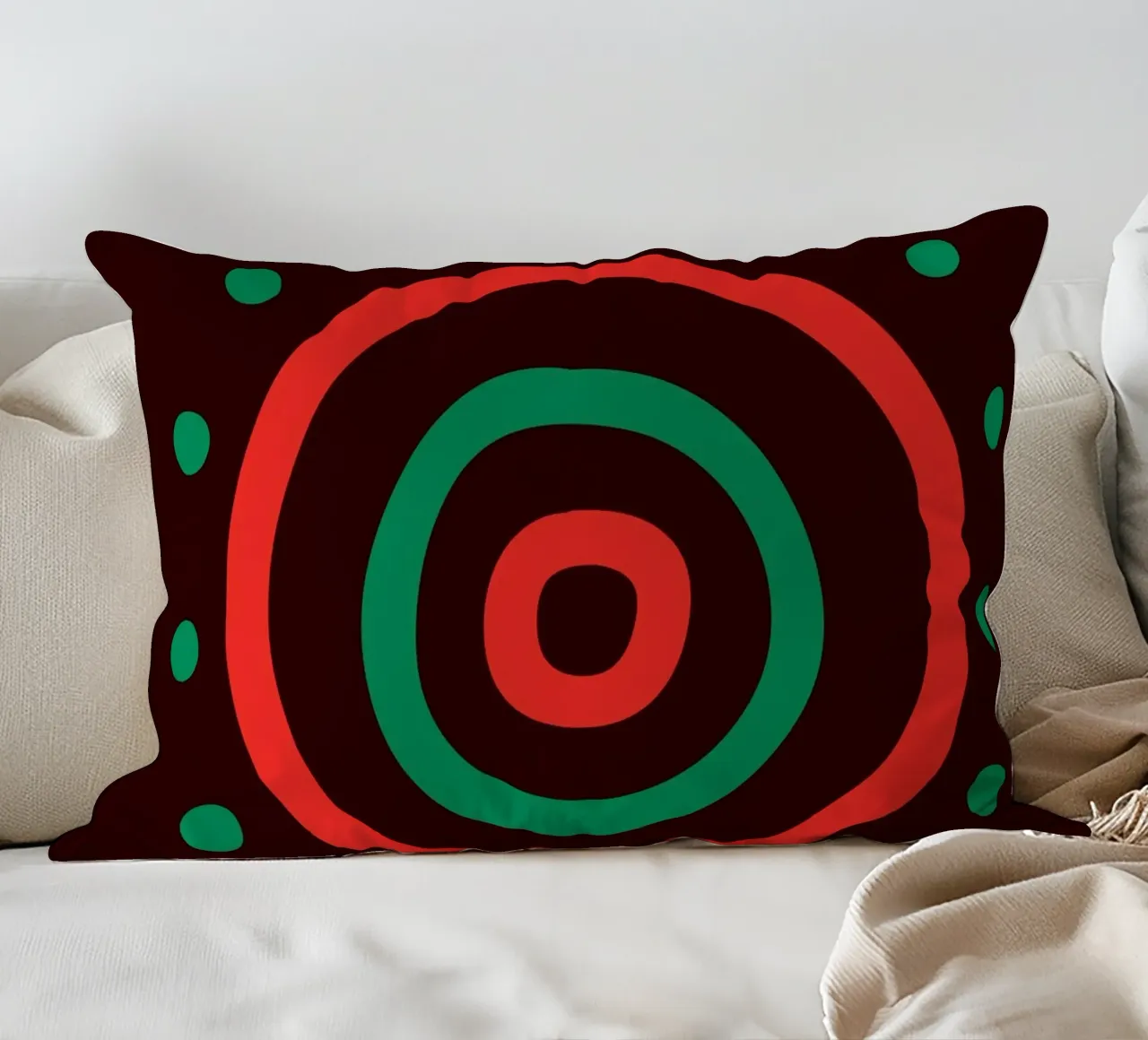 Afro circles cuscino da LisaArtes