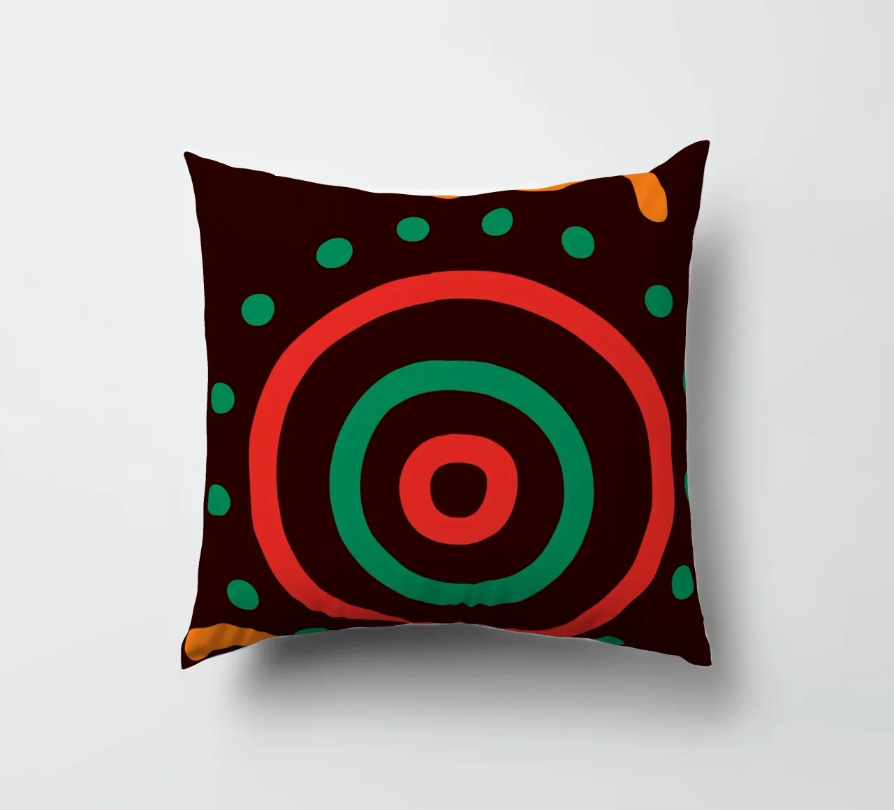 Afro circles cuscino da LisaArtes