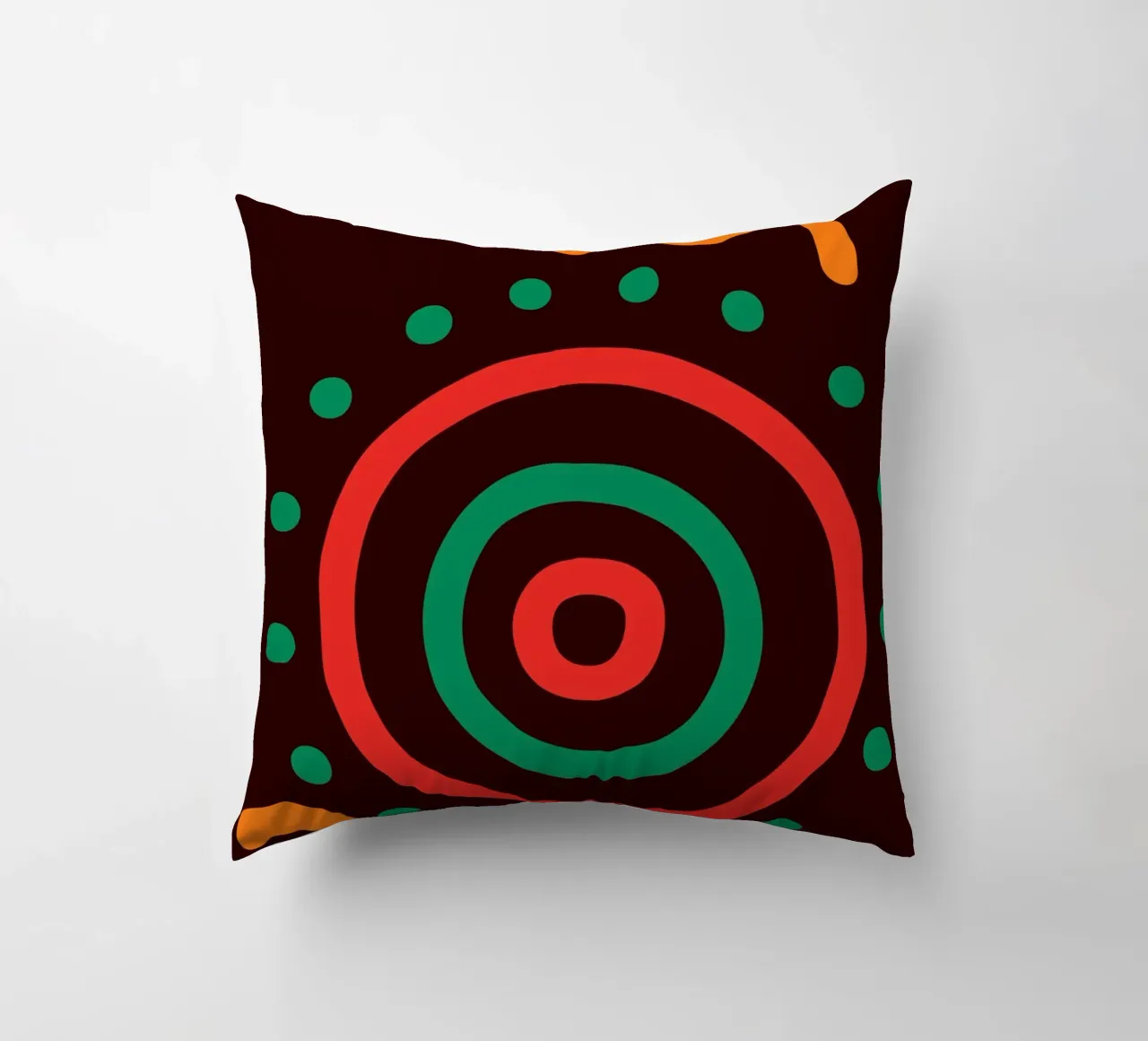 Afro circles cuscino da LisaArtes